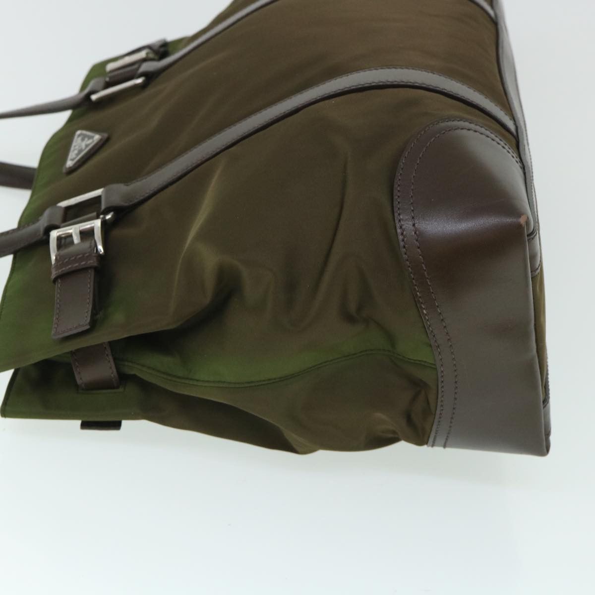 Prada PRADA Shoulder Bag Nylon Leather Green Size ONE SIZE - 5 Thumbnail