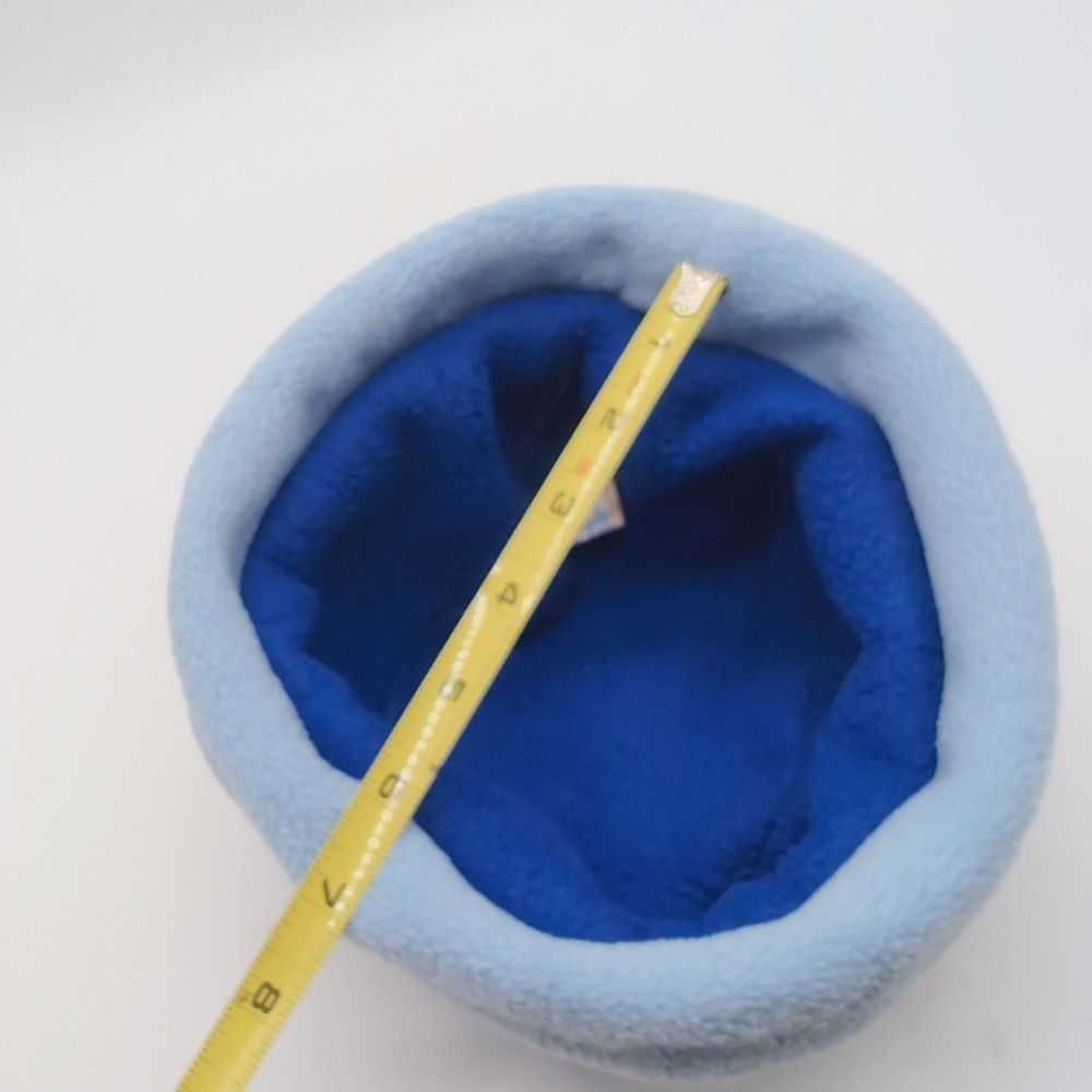 Handmade Debbie Filter Alaska Blue Fleece Bucket Hat with Bluebird E Size ONE SIZE - 8 Thumbnail