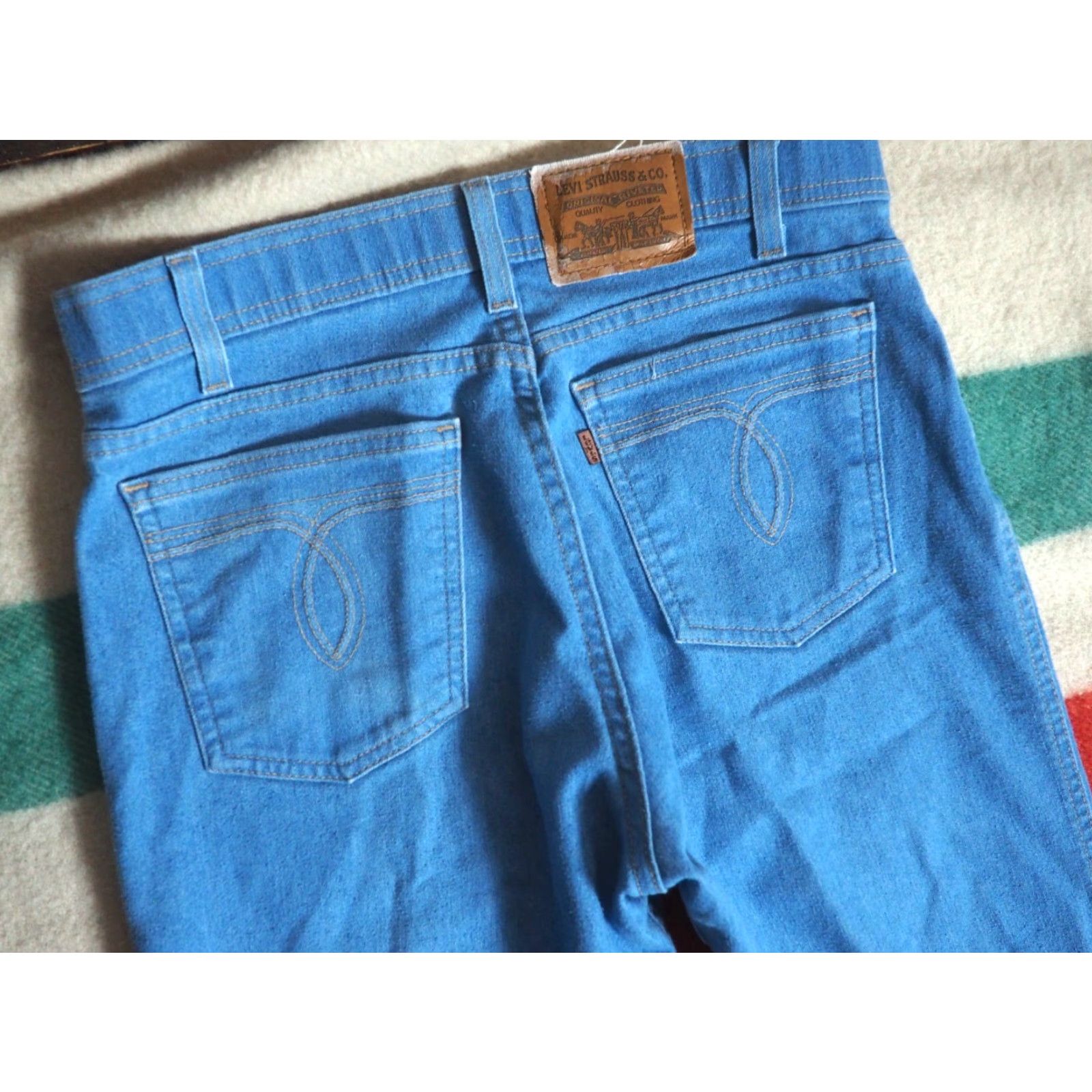 Denime VTG 90s Levis Denim Jeans Pants Blue 30x29 USA Made Mens Size US 30 / EU 46 - 3 Thumbnail
