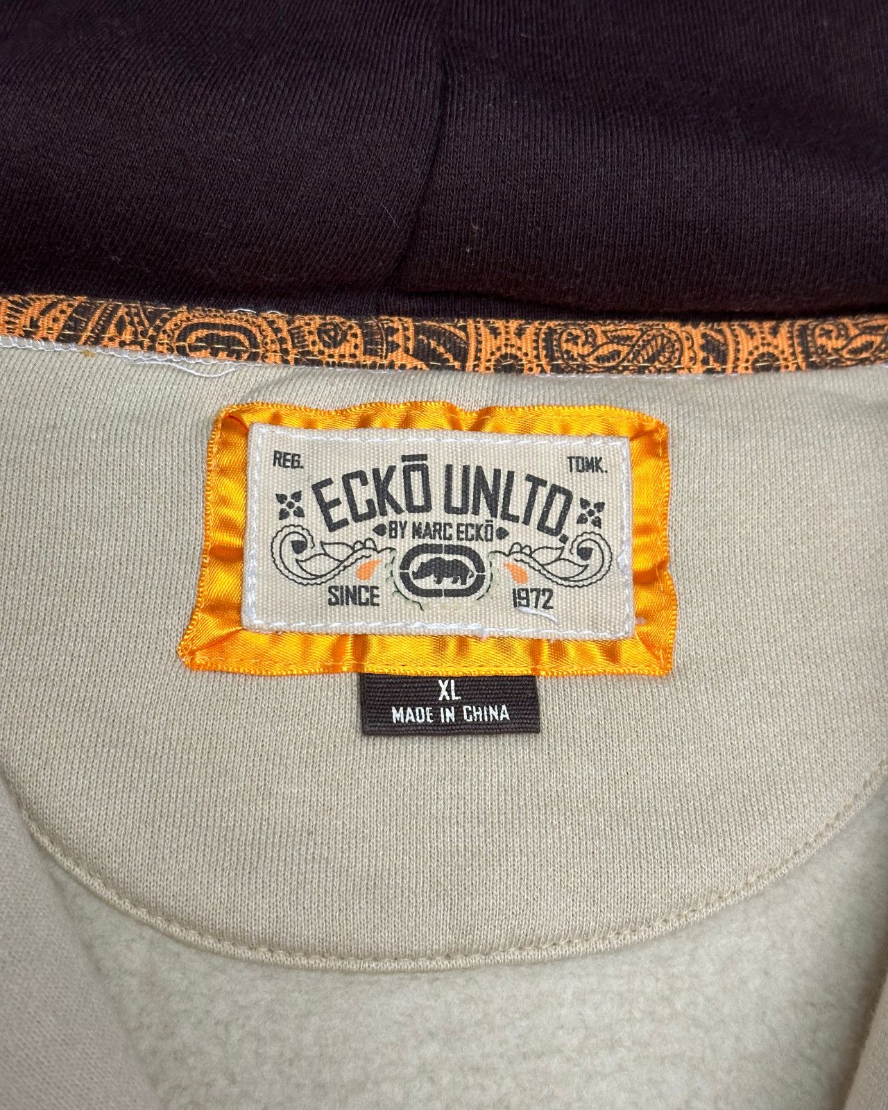 Ecko Unltd. Rare Y2K Ecko Unltd. Embroidered Ombre Zip-Up Hoodie - XL Size US XL / EU 56 / 4 - 8 Thumbnail