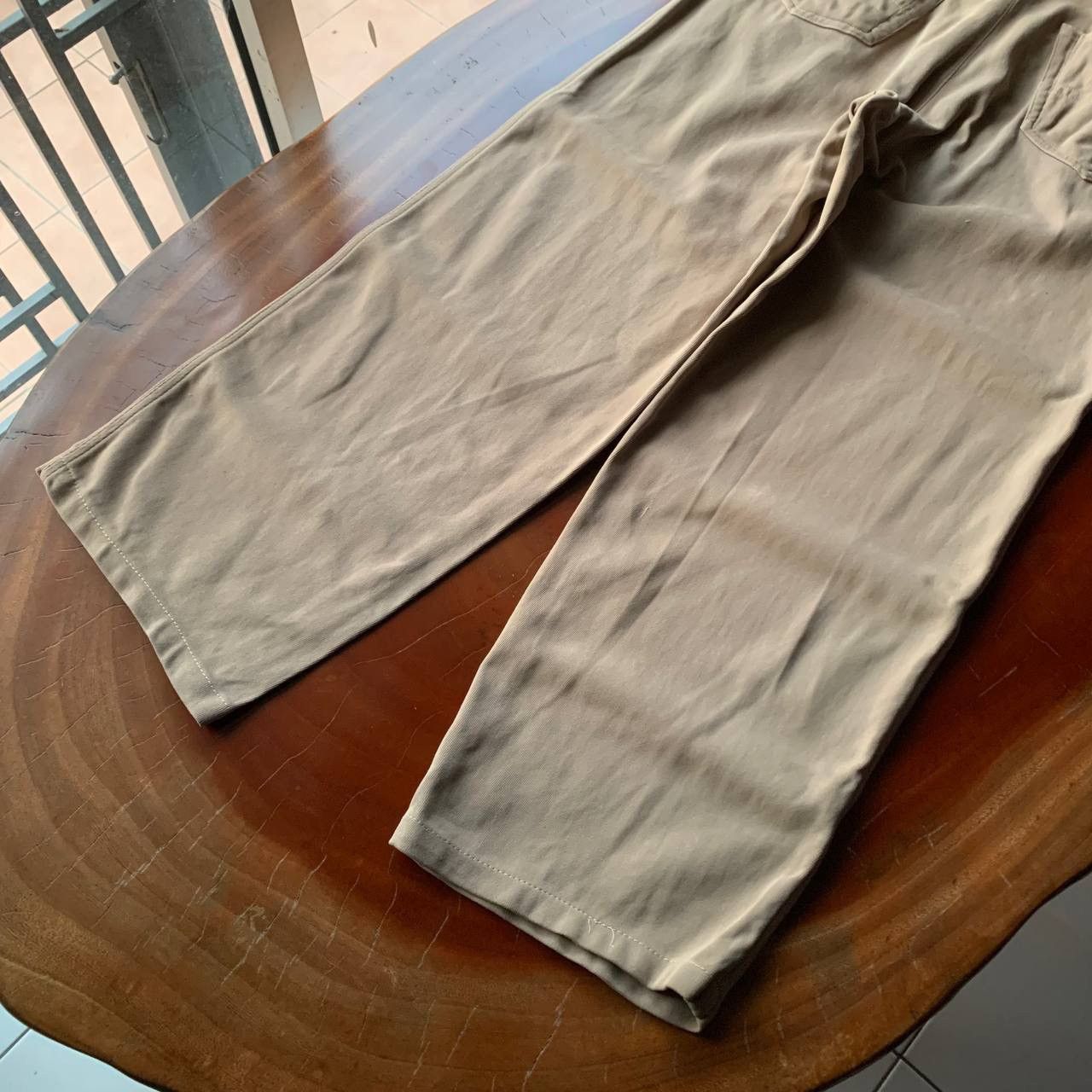Issey Miyake Vintage 90’s Issey Miyake Men Japan Cream Casual Pant Size US 34 / EU 50 - 8 Thumbnail