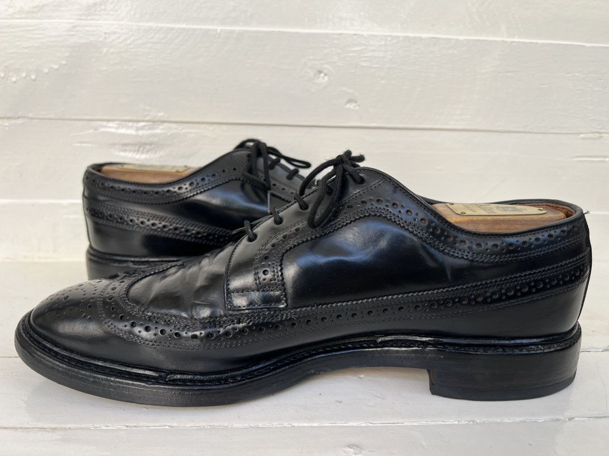 Allen Edmonds Allen Edmonds MacNeil Black Leather Shell Cordovan Wingtip Size US 9.5 / EU 42-43 - 7 Thumbnail
