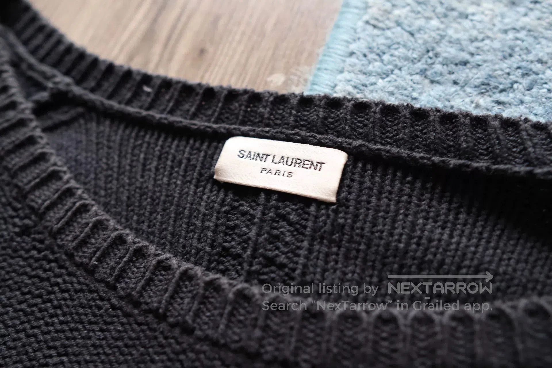 Saint Laurent Paris Saint Laurent Paris Black Sweater XL. Size US XL / EU 56 / 4 - 2 Thumbnail