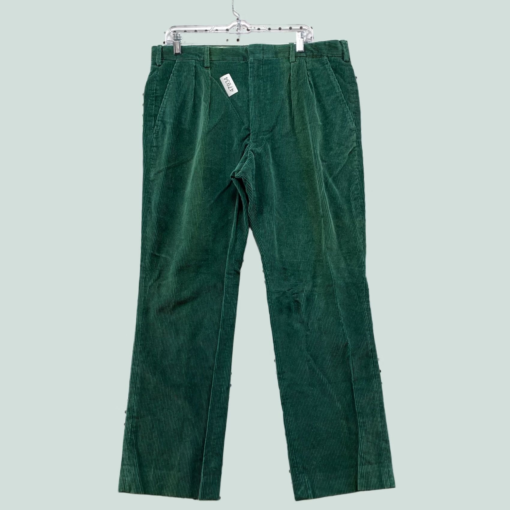 Vintage VINTAGE L.L. Bean Corduroy Pants Mens 36x29 Green Turquoise Made USA Shirt Size US 36 / EU 52 - 1 Thumbnail