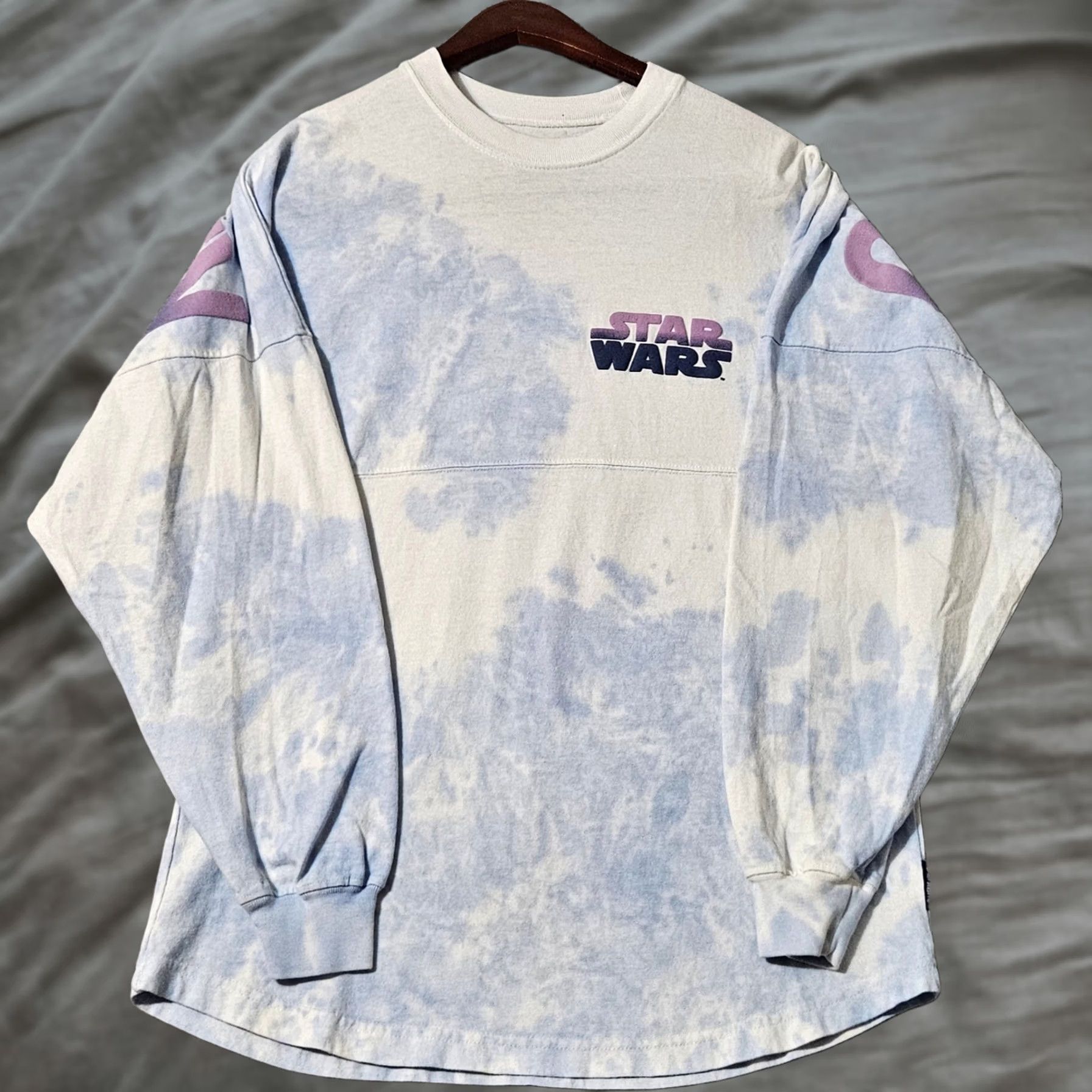 Disney Disney Star Wars Cloud City Spirit Jersey Adult XS Blue Tie Dye 3D Graphic Women T-Shirt Size XS / US 0-2 / IT 36-38 - 1 Thumbnail