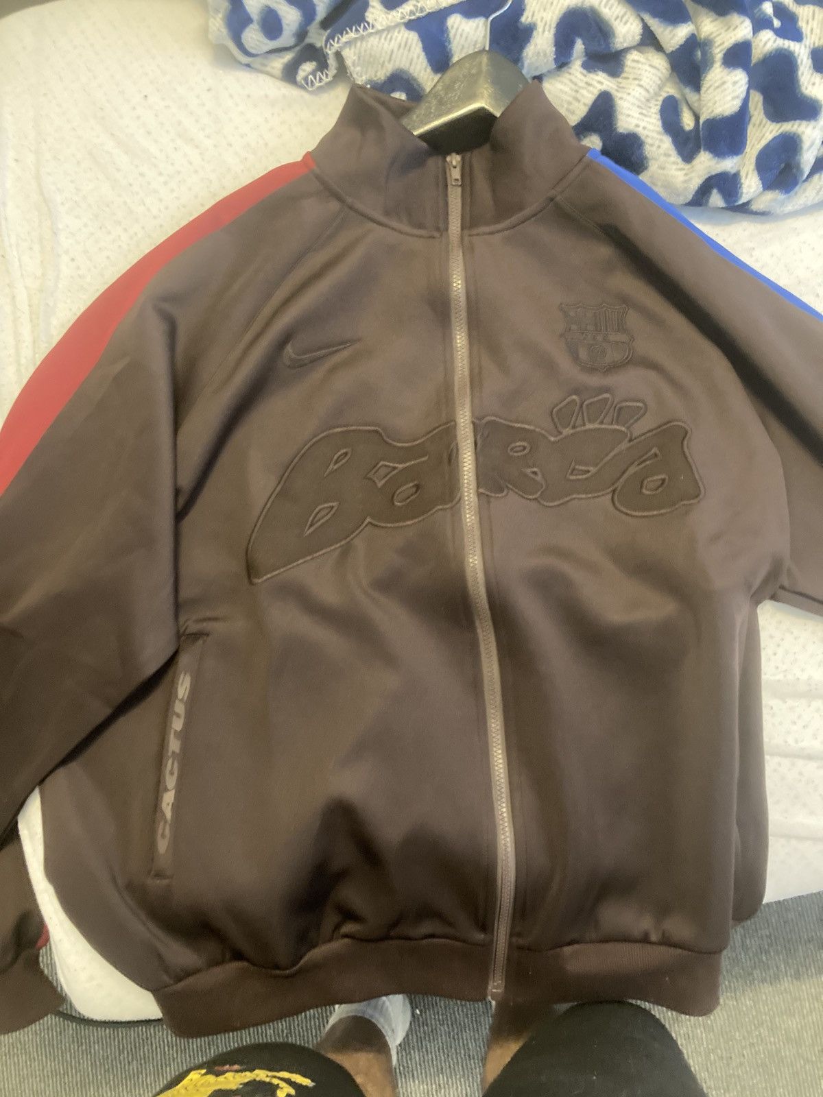 Nike Travis Scott x Nike x FC Barcelona Retro Zip Anthem Jacket – Size US XL / EU 56 / 4 - 9 Thumbnail