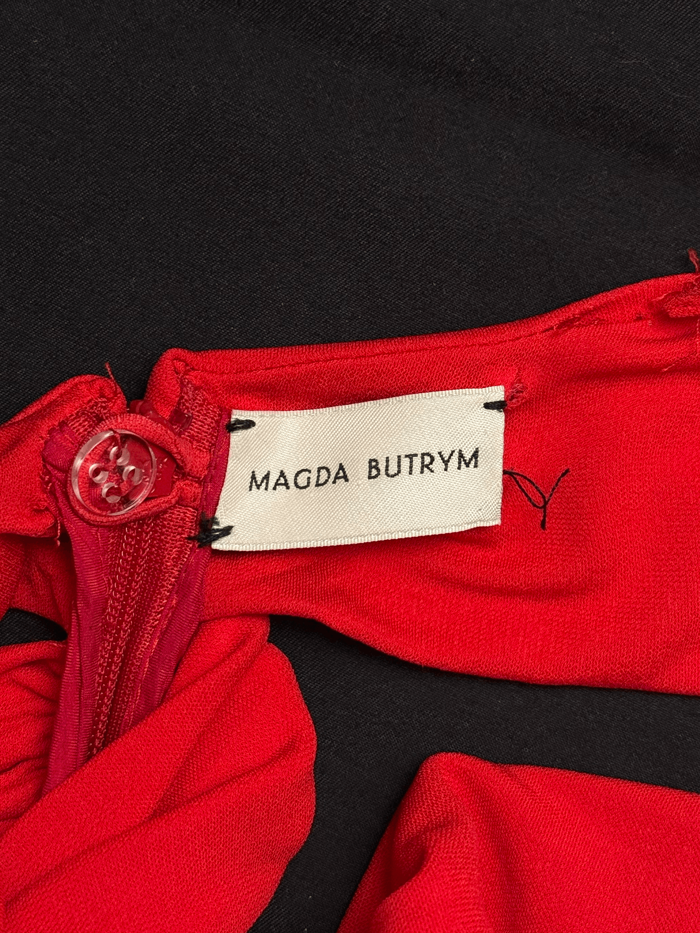 Magda Butrym Magda Butrym ruched embellished cut-out crepe mini dress Size XS / US 0-2 / IT 36-38 - 2 Thumbnail