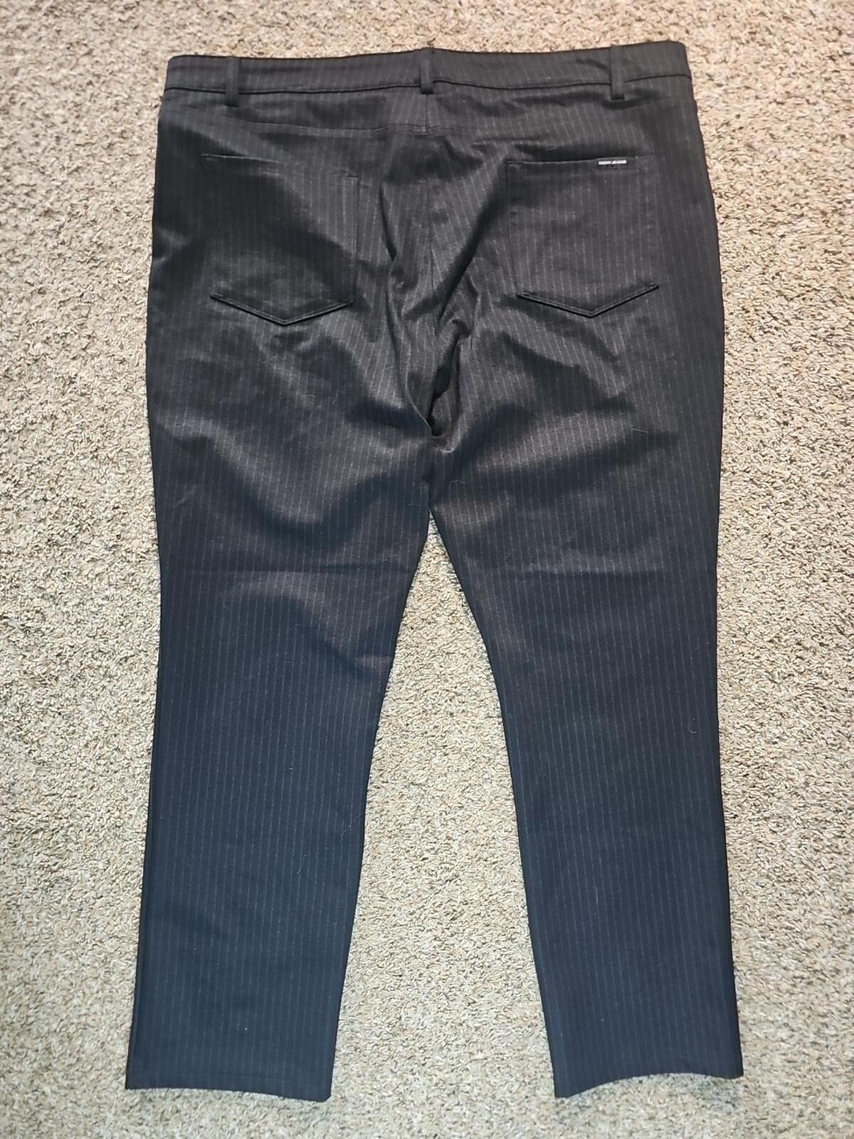 DKNY DKNY Jeans XXL Blue Striped Pants Size 42" / US 20 - 7 Thumbnail