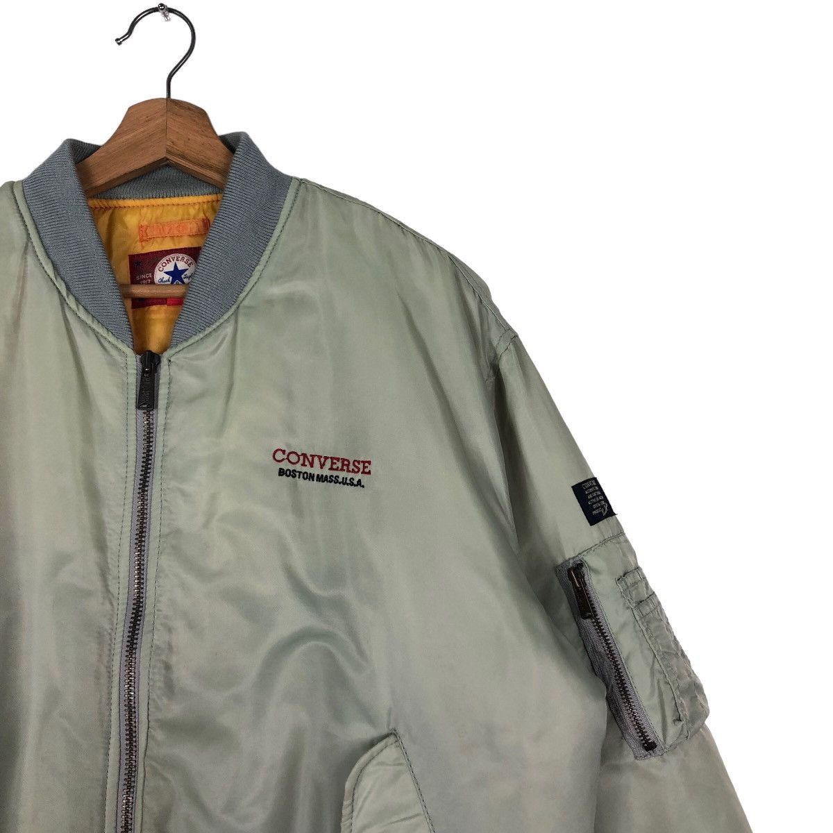 Japanese Brand 🔥90’s Riot Riot Vintage Bomber Jacket Converse Buston Mass Size US L / EU 52-54 / 3 - 6 Thumbnail
