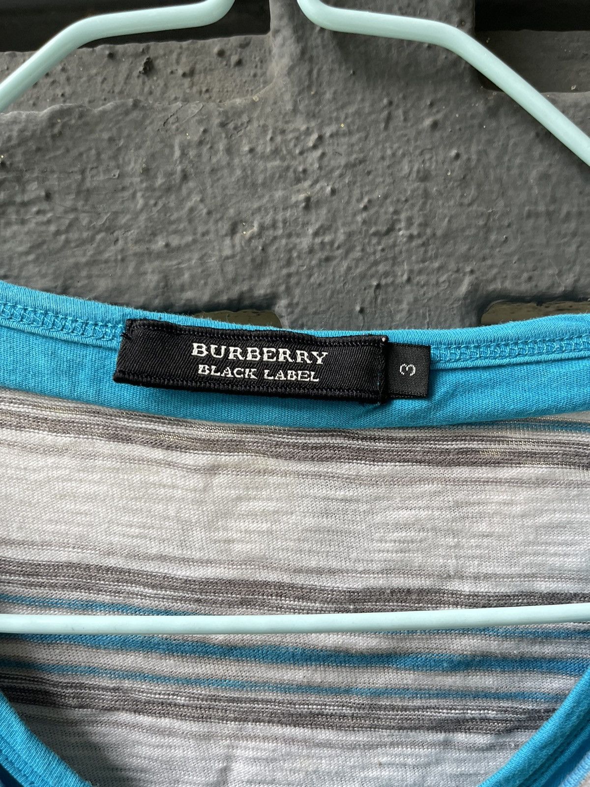 Burberry × Designer Burberry Torridge Stripe t-shirt 📸 Size US M / EU 48-50 / 2 - 3 Thumbnail
