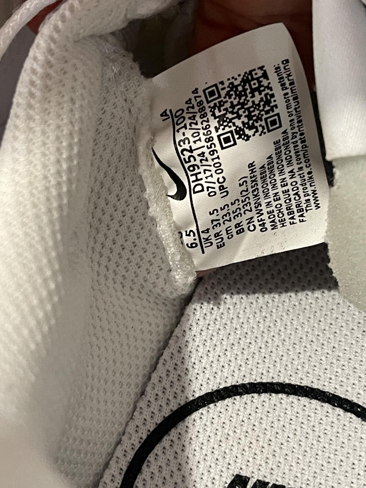 Nike Nike Waffle One White Sneakers Size US 6.5 / IT 36.5 - 6 Thumbnail