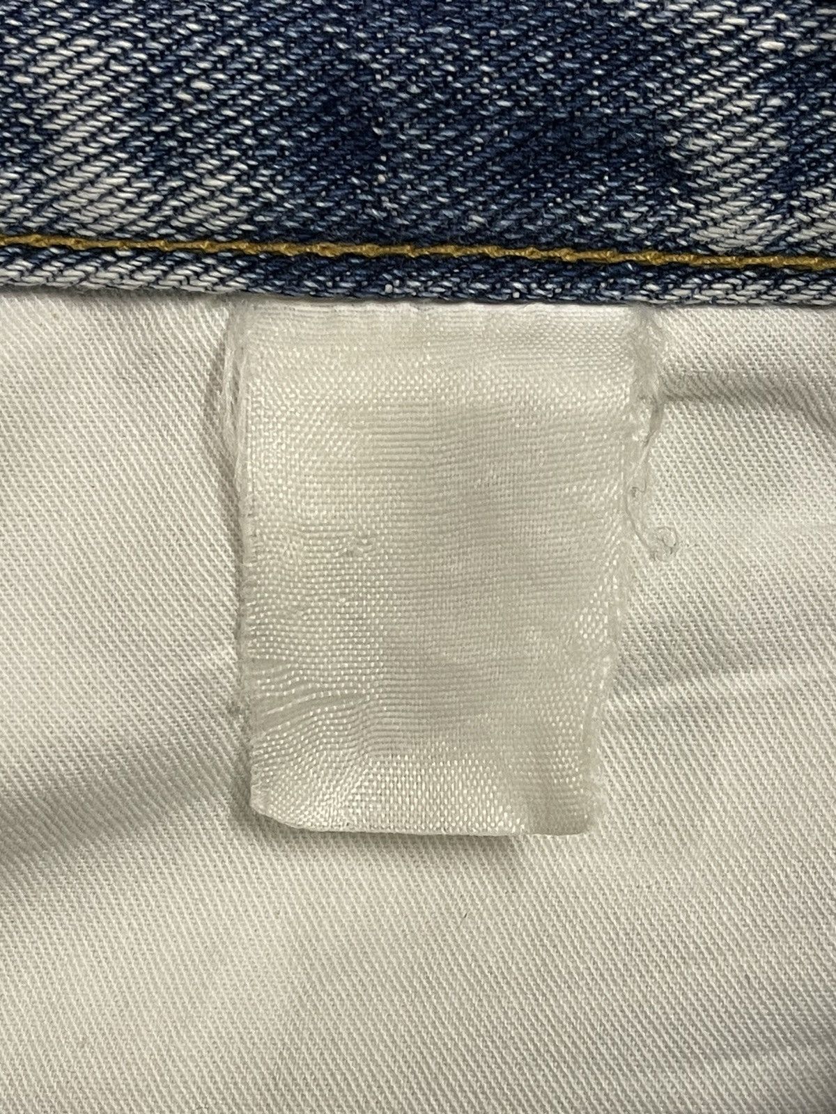 Denime Vintage Japanese Brand Blue Faded Wash Distress Baggy Jeans Size US 30 / EU 46 - 9 Thumbnail