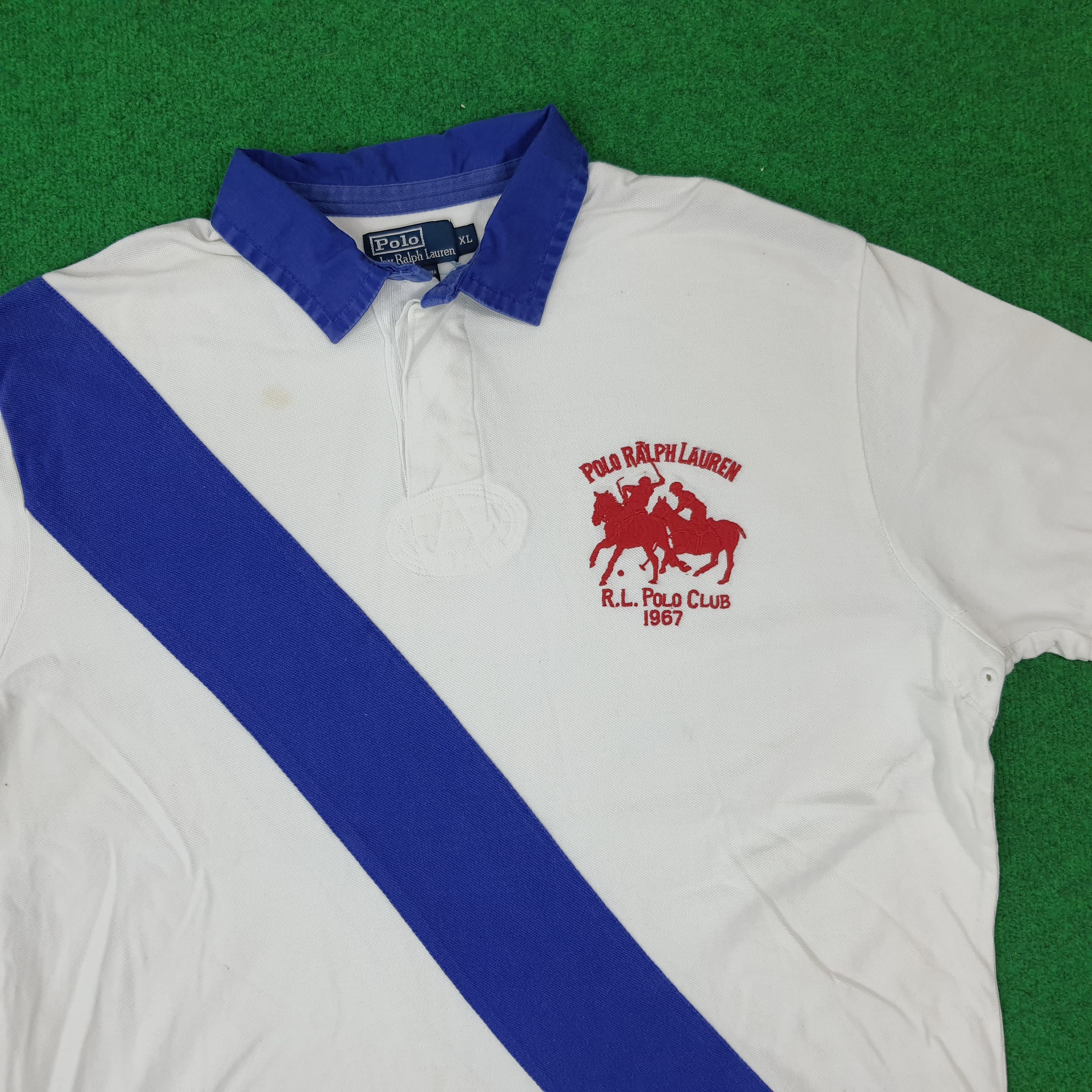 Polo Ralph Lauren Vintage Polo Ralph Lauren Double Pony Polo Shirt C276N41 Size US XXL / EU 58 / 5 - 2 Thumbnail