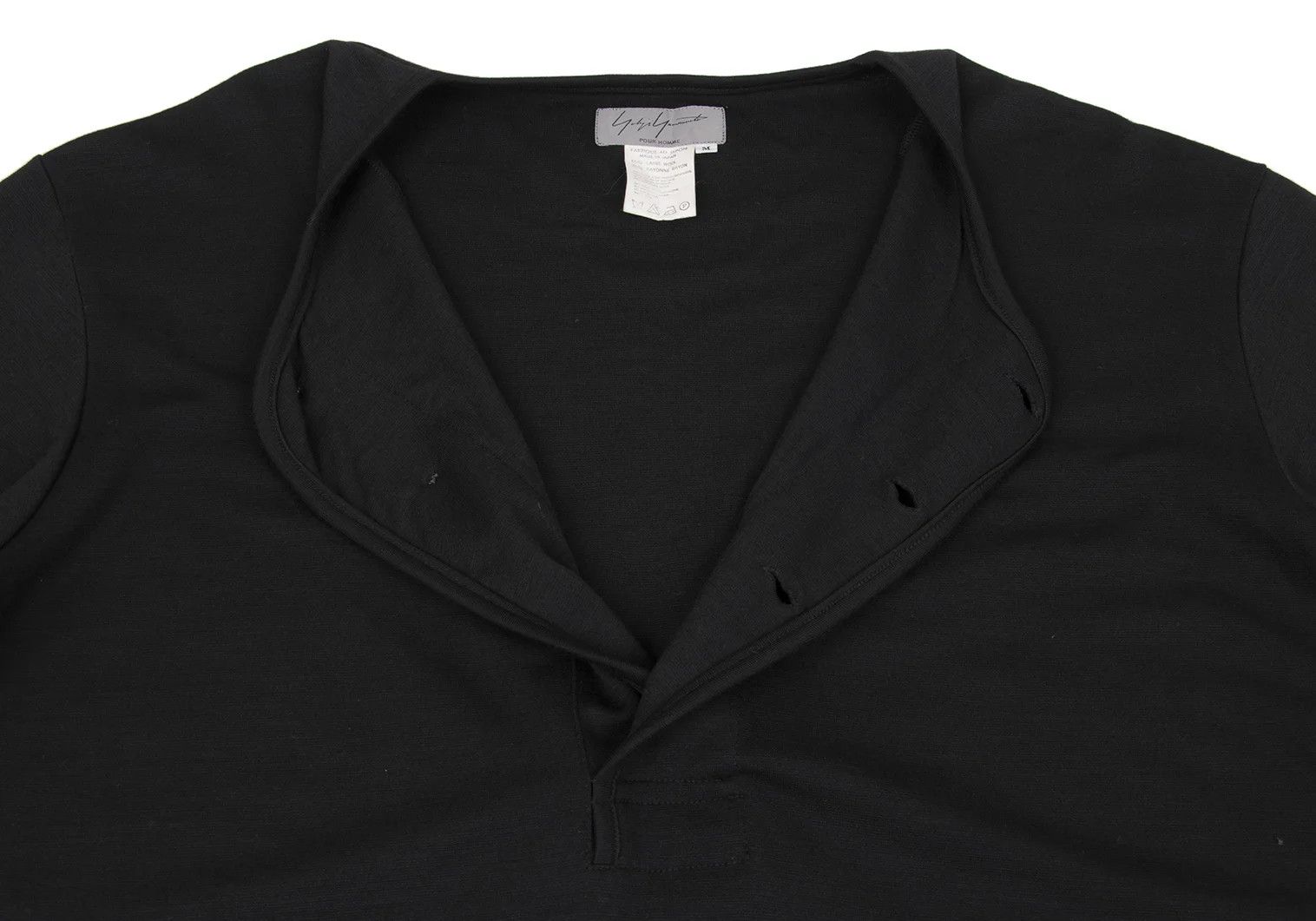 Yohji Yamamoto Yohji Yamamoto Wool Rayon Henley Dress Black M Size US M / EU 48-50 / 2 - 6 Thumbnail