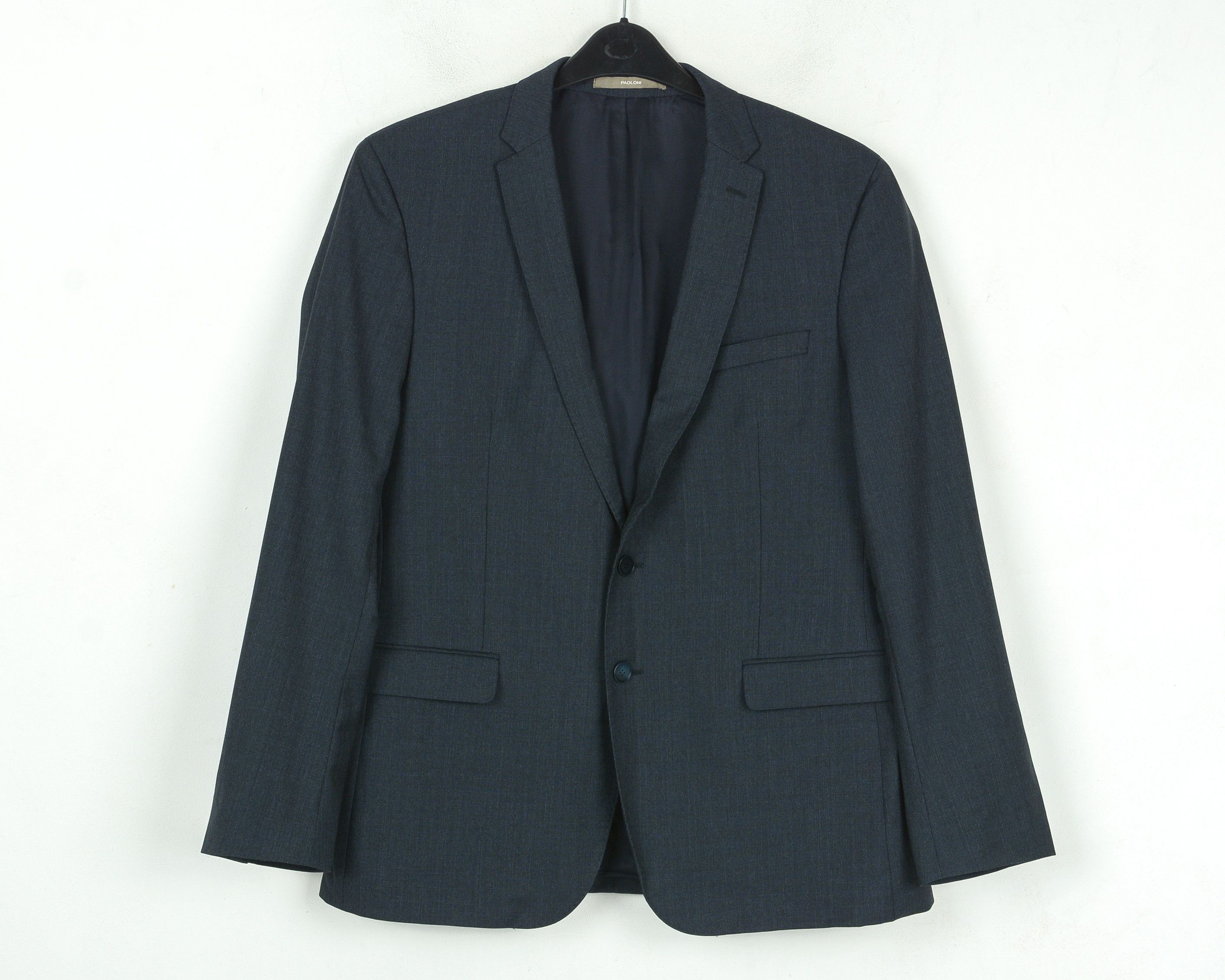 Paoloni PAOLONI Blazer Textured Wool UK 42 Jacket Classy Top Italy Size 42R - 1 Thumbnail