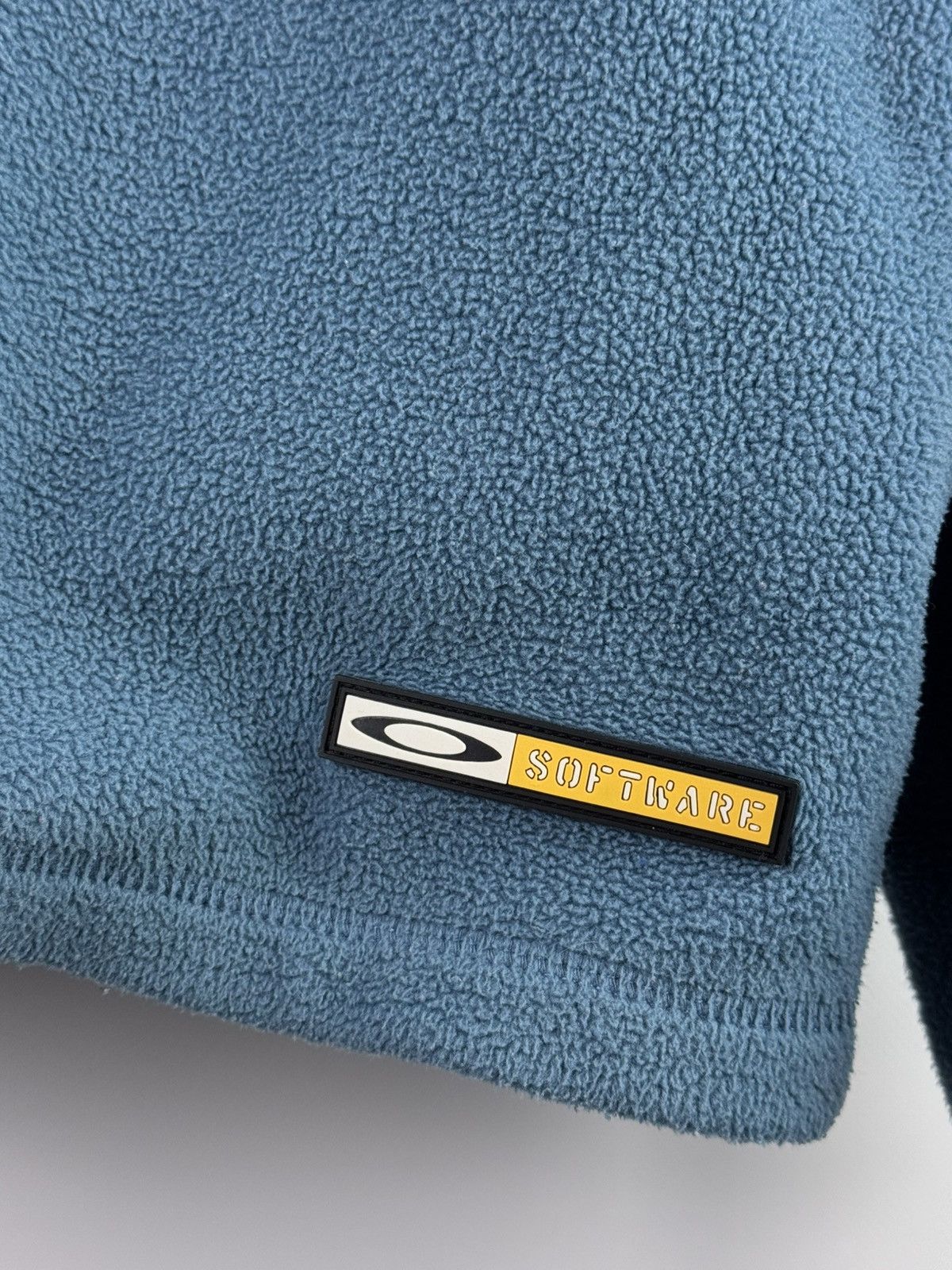 Oakley Vintage 90s Oakley Software Fleece Zip Up Blue Size US M / EU 48-50 / 2 - 2 Thumbnail