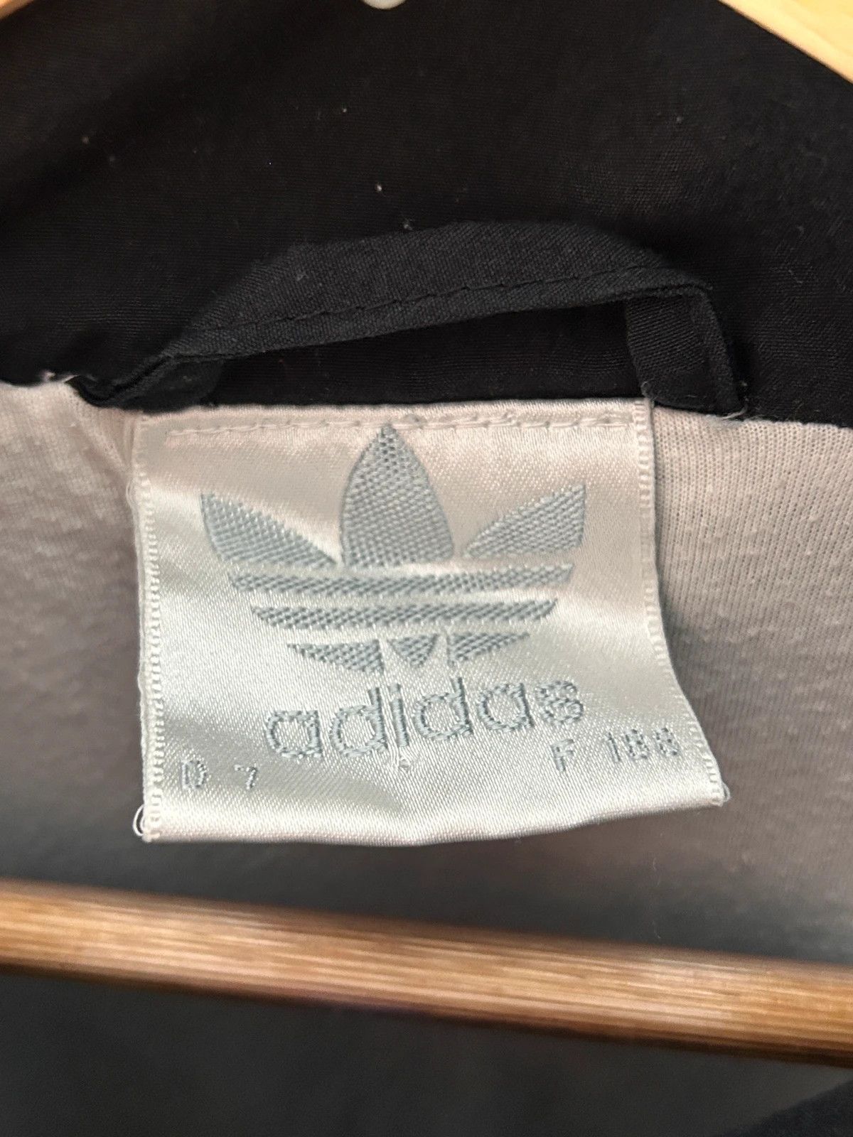 Adidas × Vintage Adidas vintage 90s zip jacket 3 stripes black Size US L / EU 52-54 / 3 - 8 Thumbnail