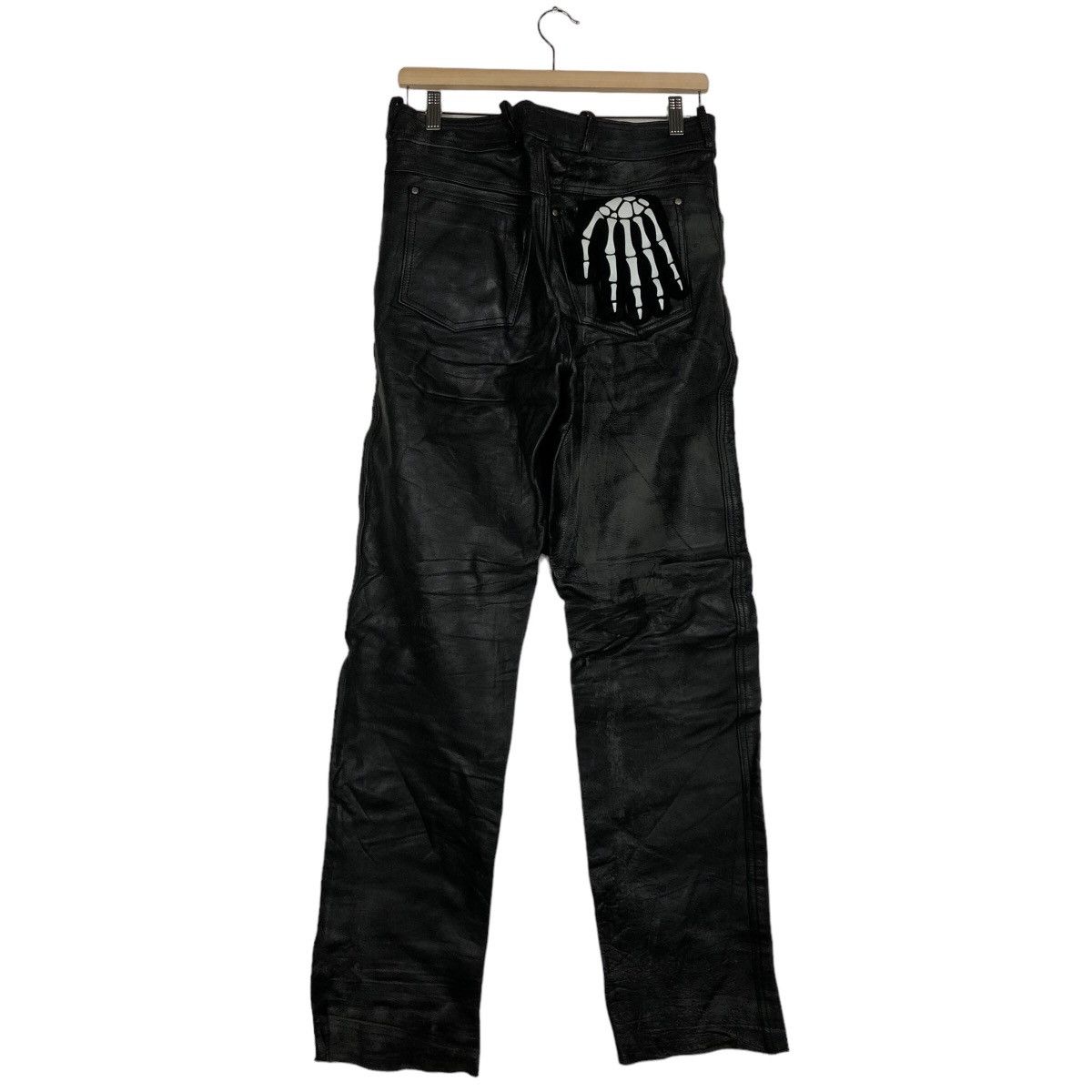Genuine Leather 🔥Rare Vintage 70’s Genuine Leather Pants Harley Davidson Size US 30 / EU 46 - 7 Thumbnail