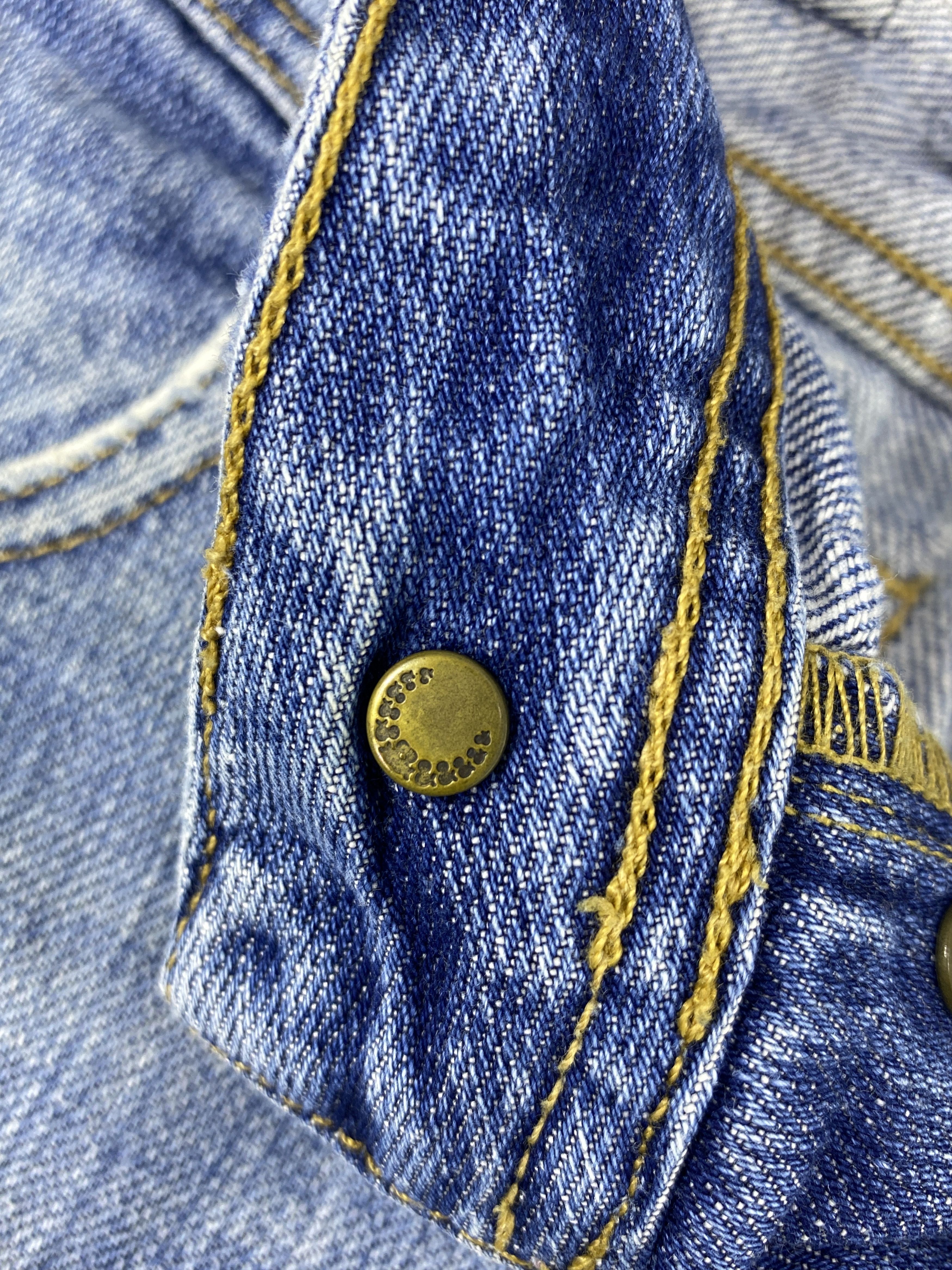 Jean & Distressed Blue Wash Flare Denim - J974 Size US 32 / EU 48 - 9 Thumbnail