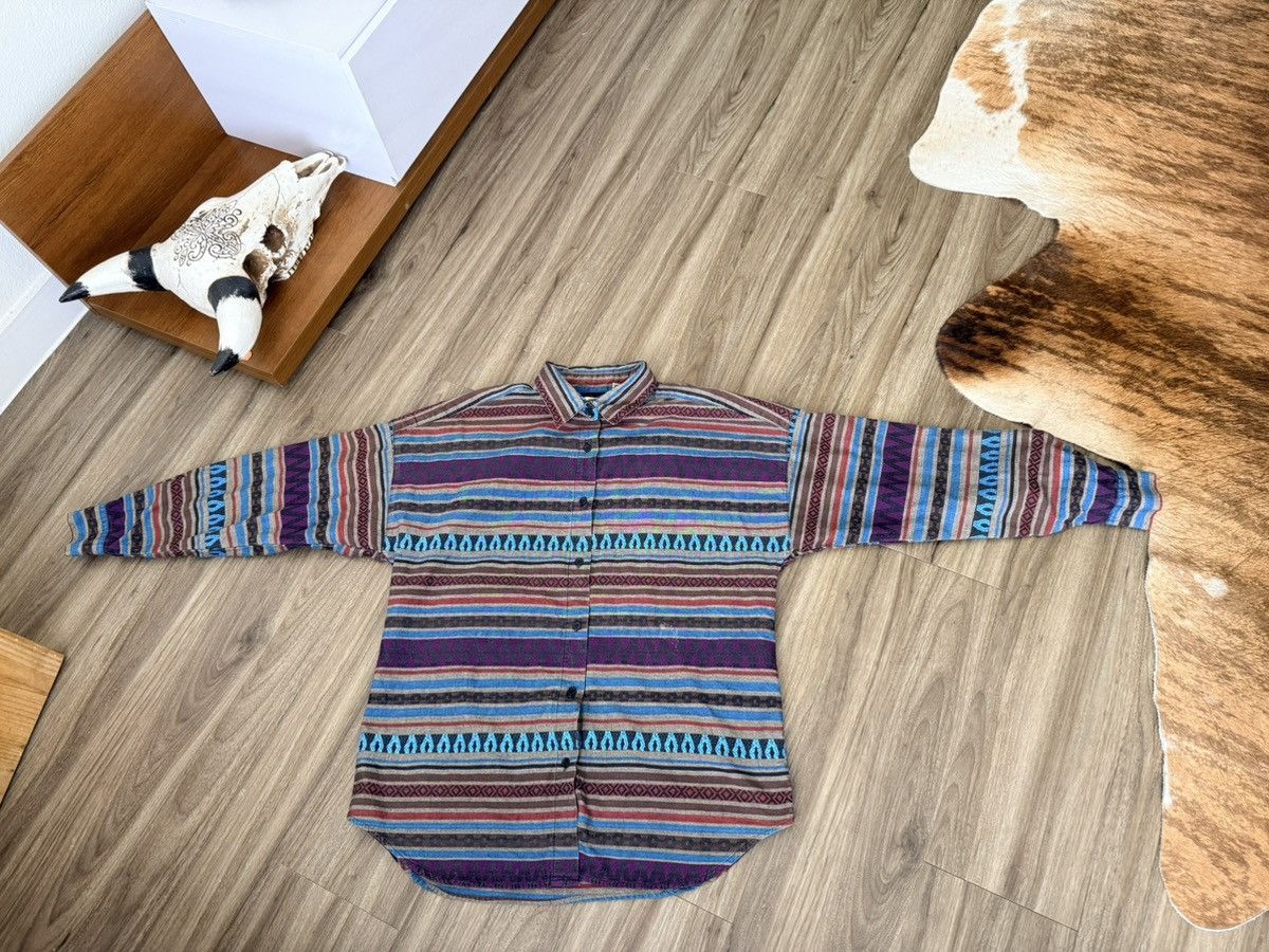 Other Vintage CM Company Aztec Long Sleeve Button Up Shirt Large Size US L / EU 52-54 / 3 - 1 Thumbnail