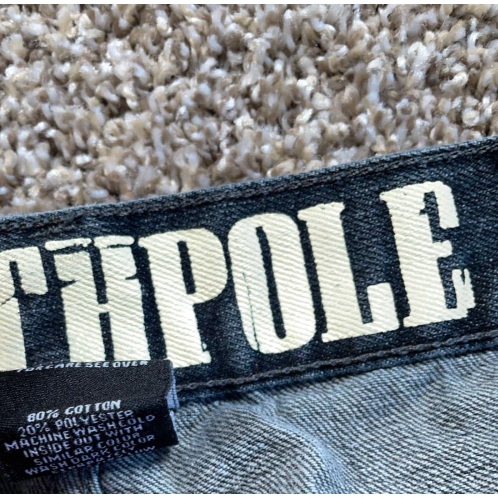 Southpole Southpole Jeans Straight Leg Men's 36 x 30 Dark Blue Denim Streetwear Low Rise Version Vintage Yes Size US 36 / EU 52 - 4 Thumbnail