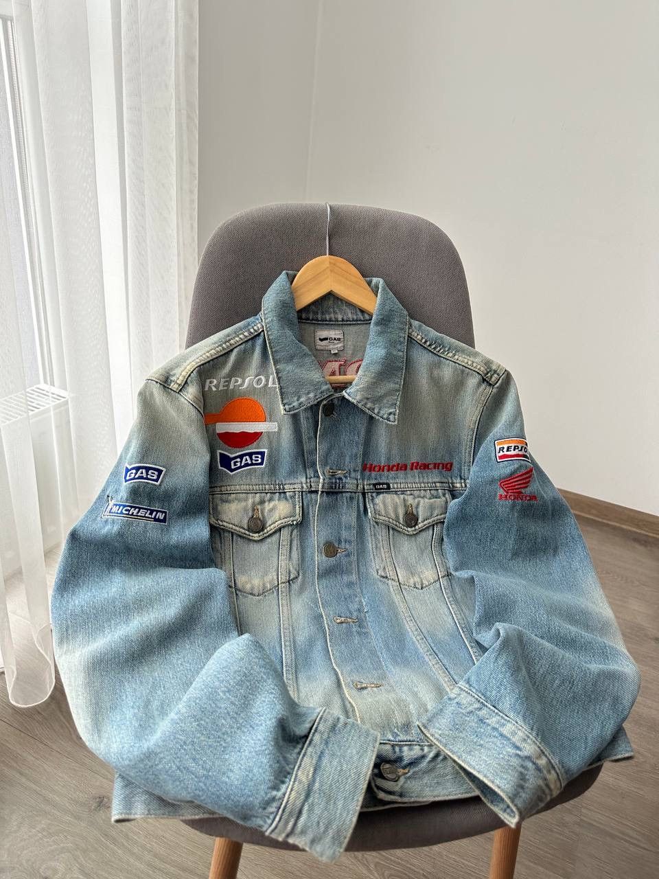 Honda × Vintage Vintage Honda Repsol GAS Racing Denim Jacket Size US M / EU 48-50 / 2 - 11 Thumbnail