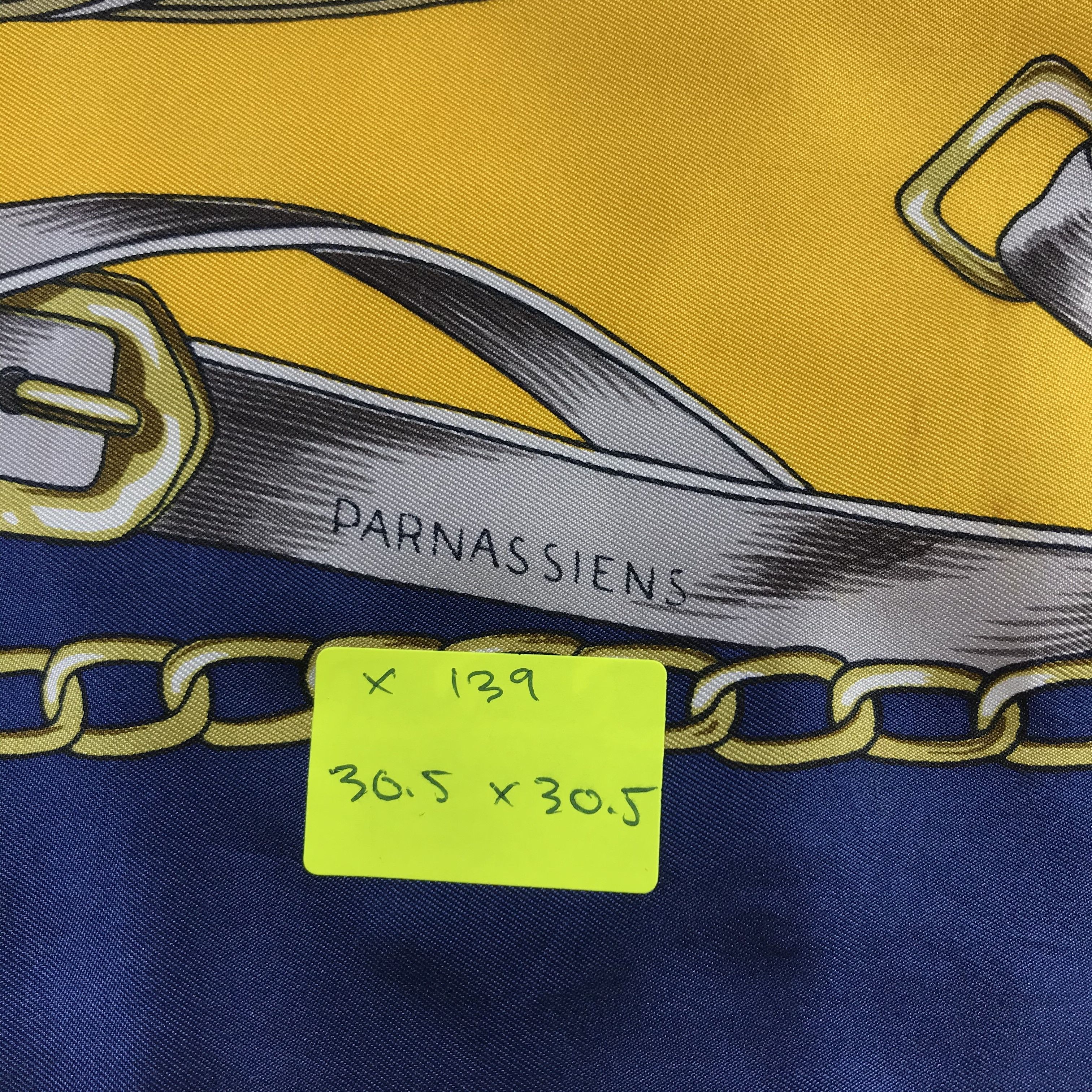 Vintage Vintage Parnassiens Silk scarf Size ONE SIZE - 6 Thumbnail
