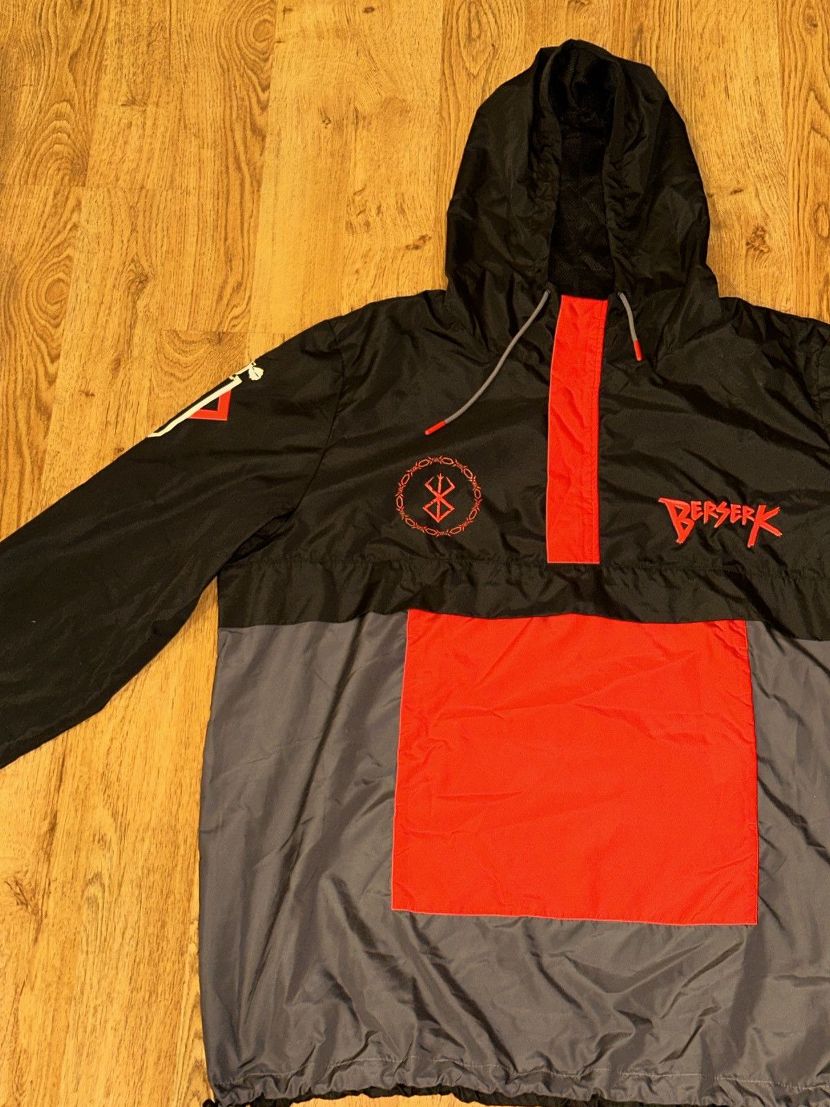 Anime Crunchyroll Atsuko BERSERK Windbreaker Anorak Jacket Size US XXL / EU 58 / 5 - 7 Thumbnail