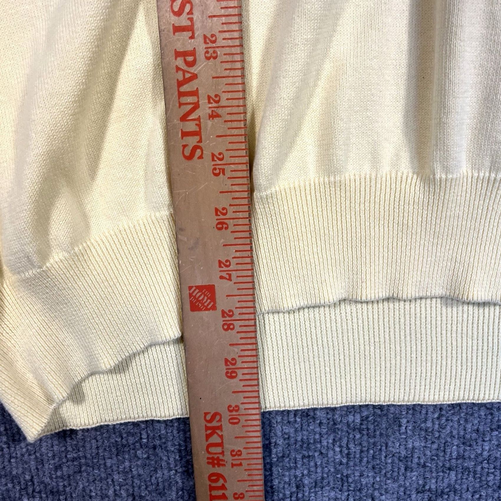 Brooks Brothers VINTAGE Brooks Brothers Country Club Polo Sweater XL Yellow Mens Long Sleeve Pullover 100% Cotton 90s Size US XL / EU 56 / 4 - 5 Thumbnail