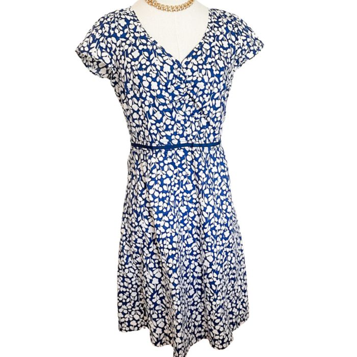 Boden Boden Beatrice 100% cotton floral print fit & flare dress 6 | Grailed