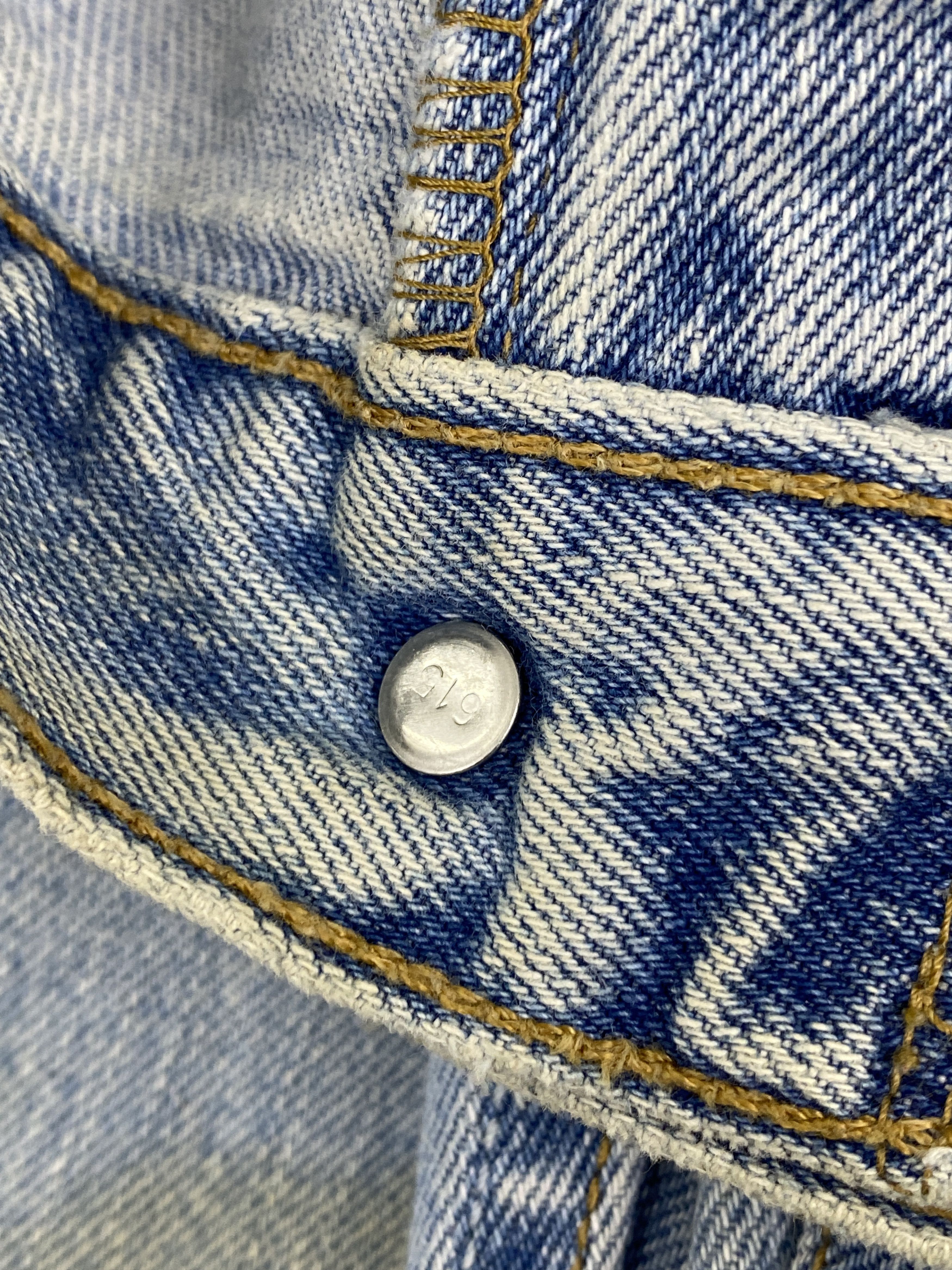 Levi's × Vintage Vintage Levis 505 Rusty Light Blue Jeans Size US 35 - 17 Thumbnail