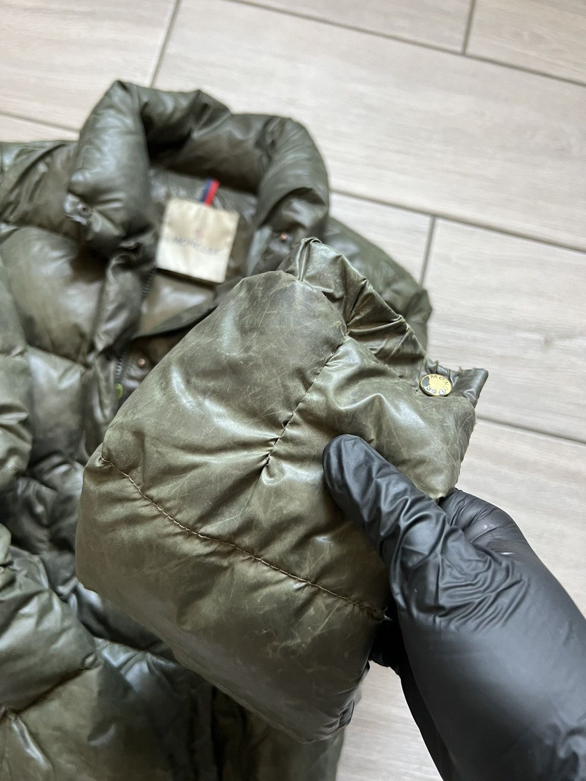 Moncler Moncler Pepper Grenoble Womens Puffer Jacket Green Size L / US 10 / IT 46 - 14 Thumbnail