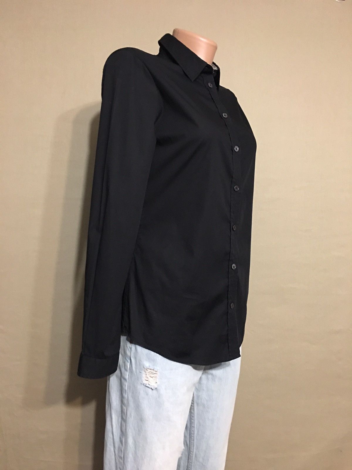 Burberry BURBERRY BRIT Black Cotton Shirt Size XS Size XS / US 0-2 / IT 36-38 - 3 Thumbnail