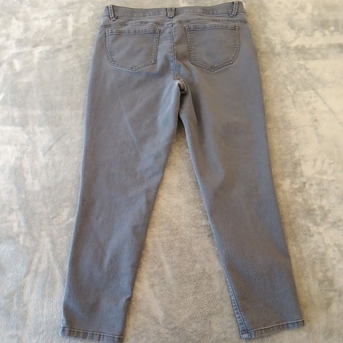 Vintage Democracy Absolution Jeans Womens Size 14 Gray Stretch Mid Rise Ankle 34x26 Size 36" / US 14 / IT 50 - 2 Thumbnail