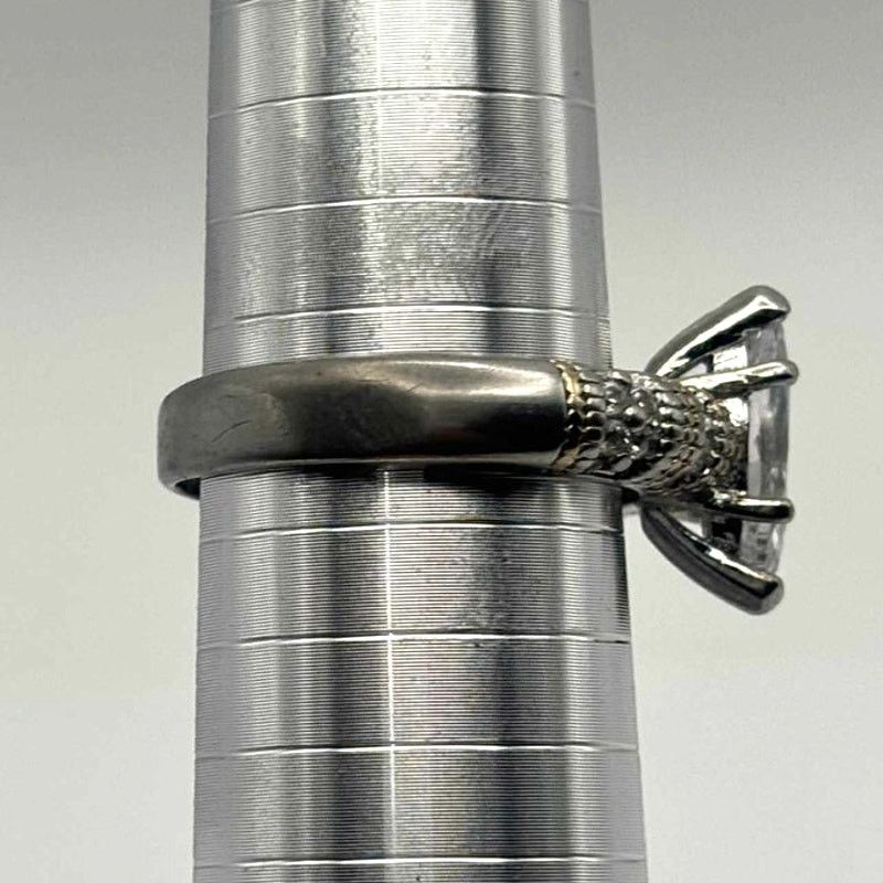 Other Silver Crystal Ring Size ONE SIZE - 4 Thumbnail