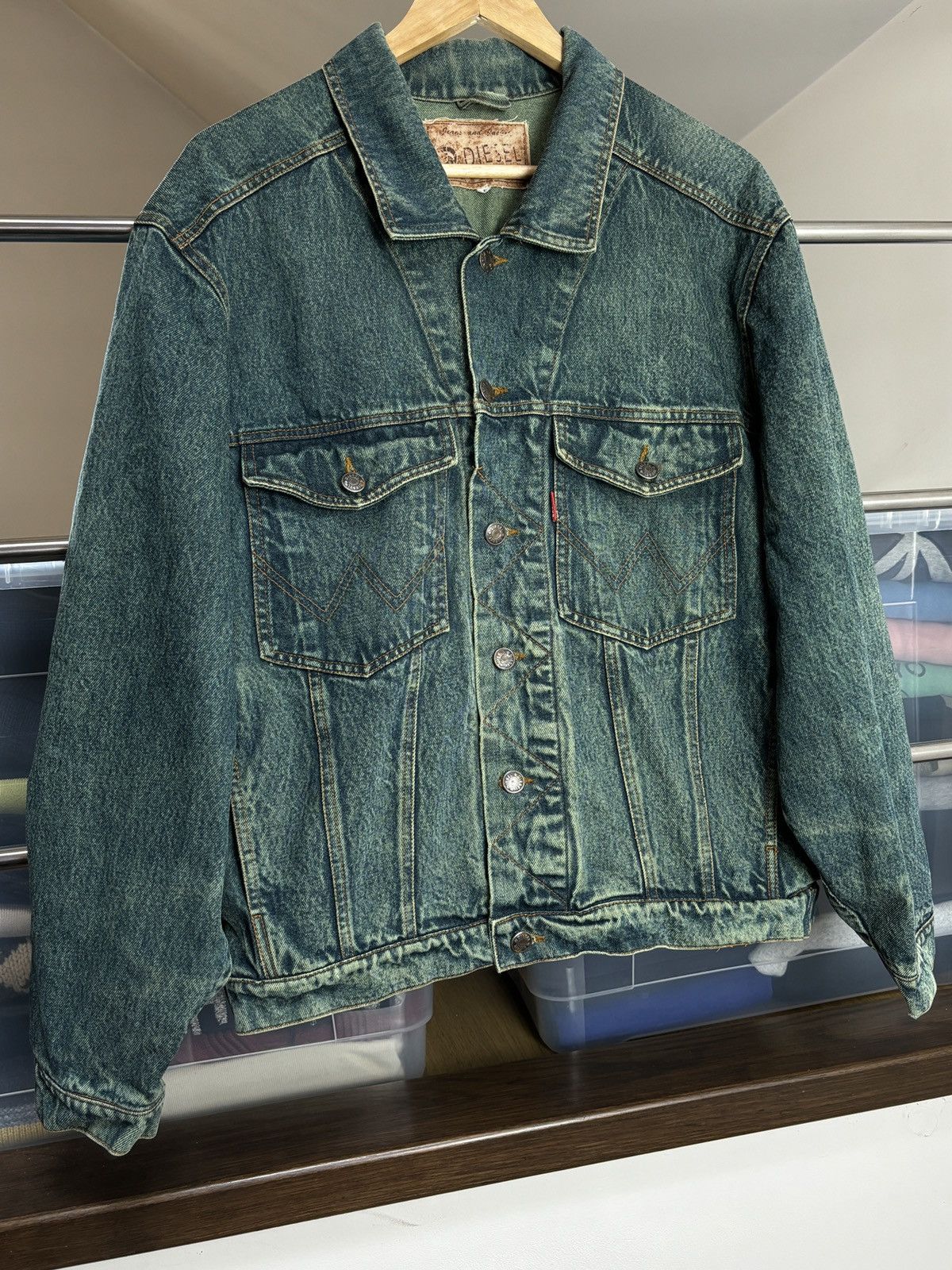 Diesel Vintage Diesel Denim Avant Garde Jeans Western Jacket Size US L / EU 52-54 / 3 - 2 Thumbnail