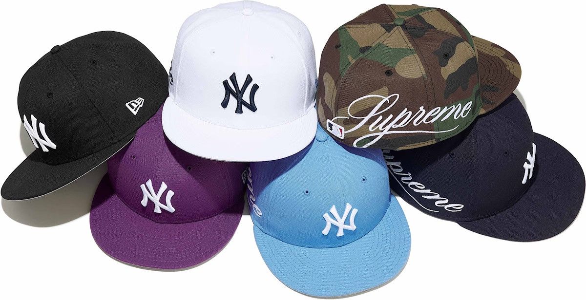 Supreme New York Yankees New Era 59Fifty Navy Hat 7 3/8