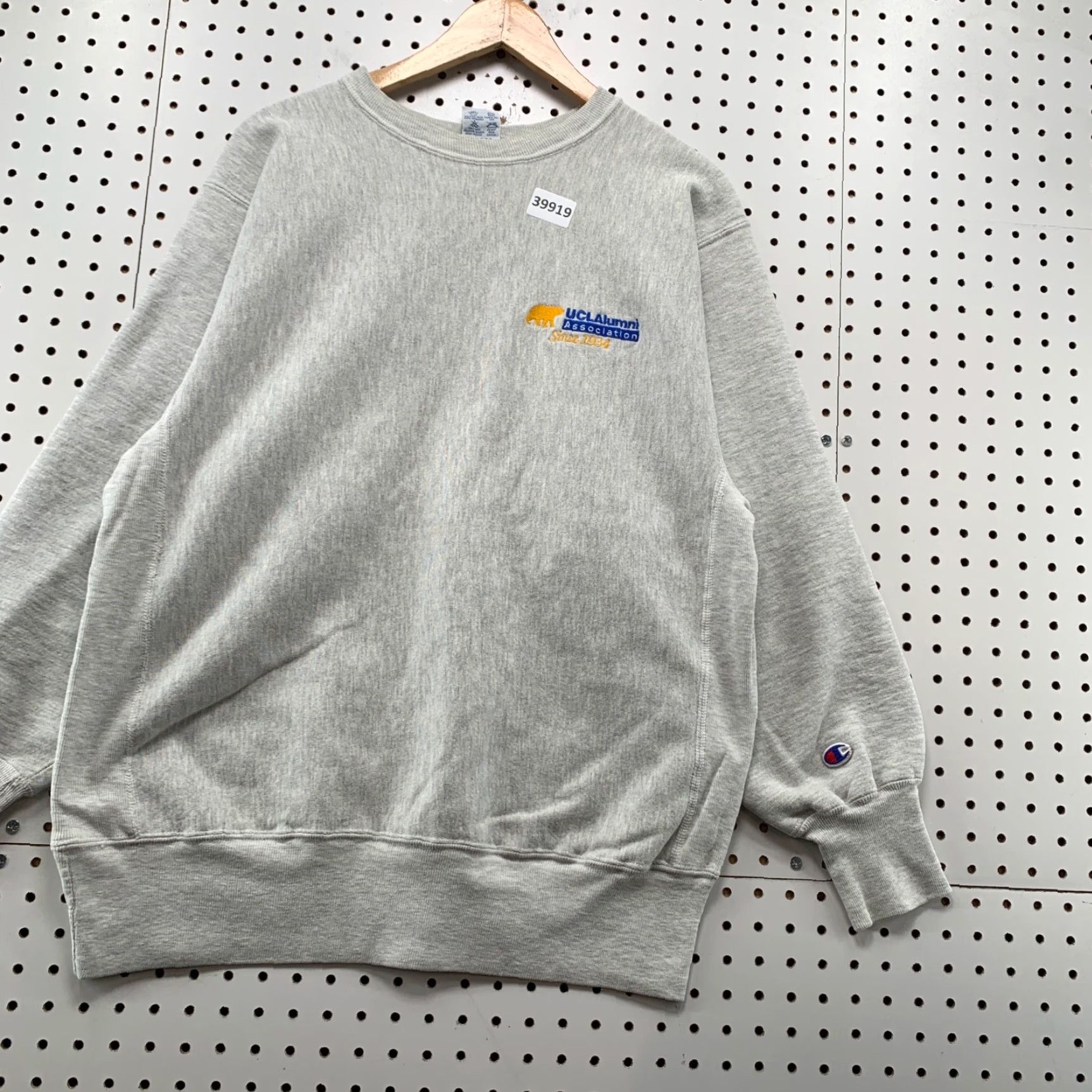 Champion VINTAGE Champion UCLA Reverse Weave Sweatshirt 90s Mens XL Gray Graphic Print Heavyweight Size US XL / EU 56 / 4 - 4 Thumbnail