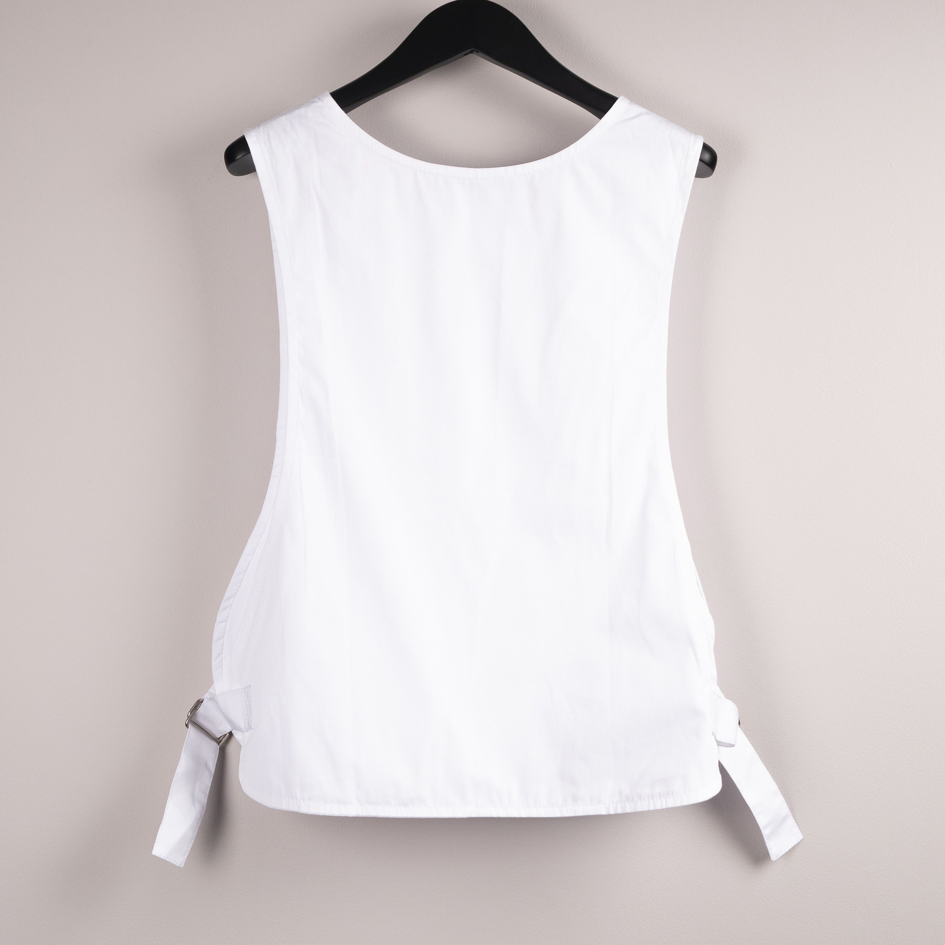 Comme des Garcons SHIRT Comme Des Garçons Shirt SS20 Buckle Apron White Size US M / EU 48-50 / 2 - 3 Thumbnail