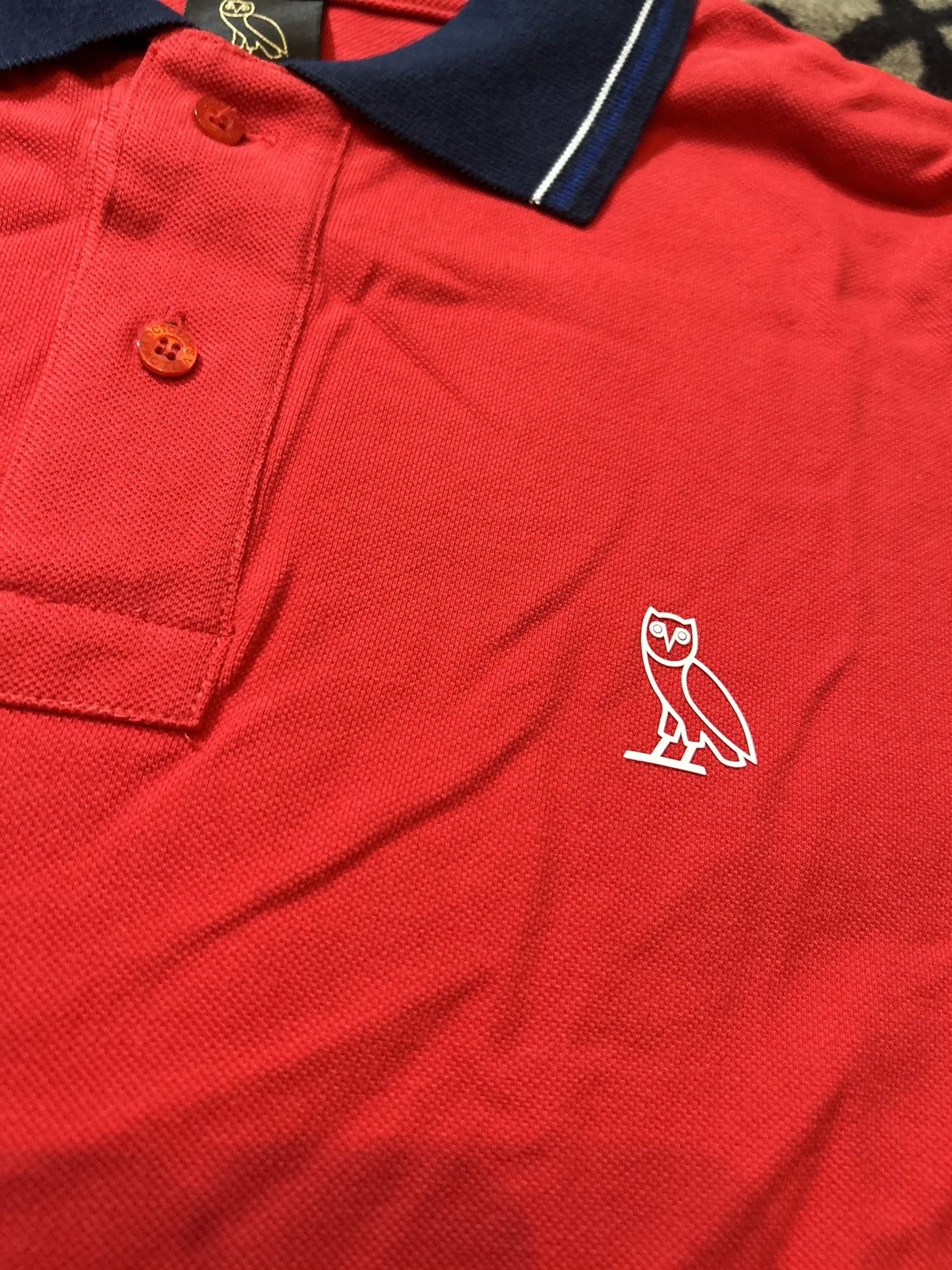 Drake × October's Very Own 2019 OVO Tri Color Polo Size US L / EU 52-54 / 3 - 3 Thumbnail