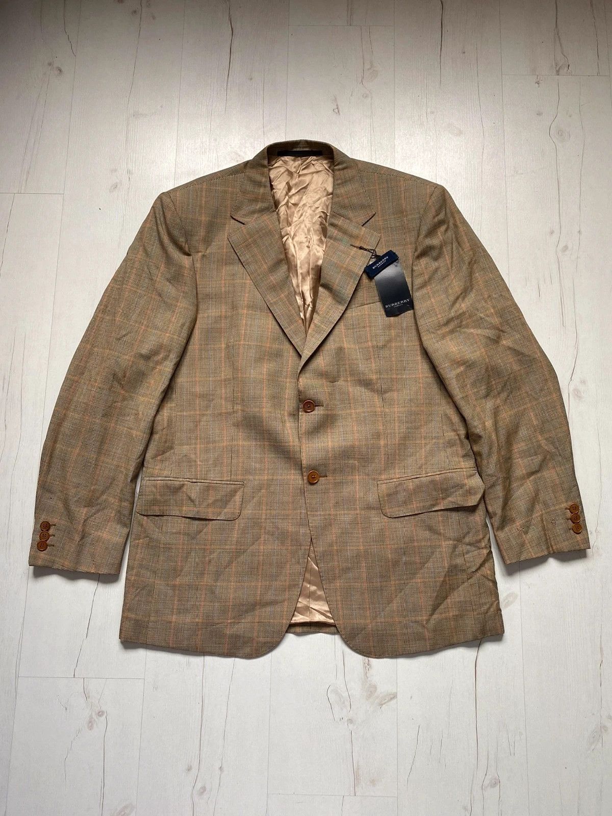 Burberry Burberry London Deadstock NWT Blazer Smoking Suit Plaid Size 52L - 1 Thumbnail