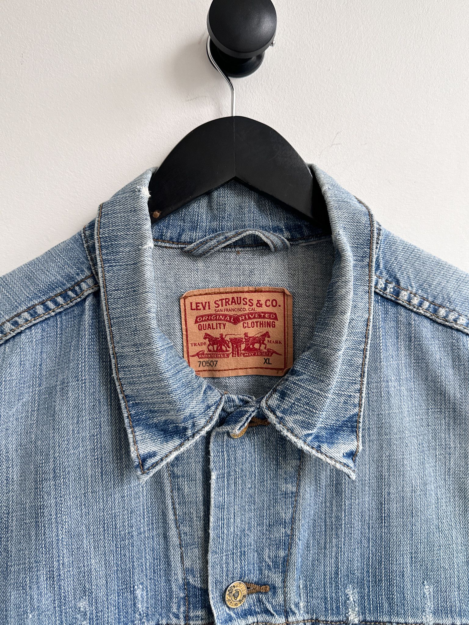 Levi's Vintage Levi's Denim Jeans Trucker Jacket Size US XL / EU 56 / 4 - 7 Thumbnail