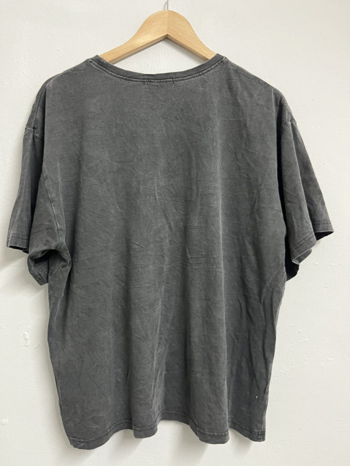Japanese Brand 💥Linoluce Japanese Brand Multiply band t shirts faded black Size US XL / EU 56 / 4 - 9 Thumbnail