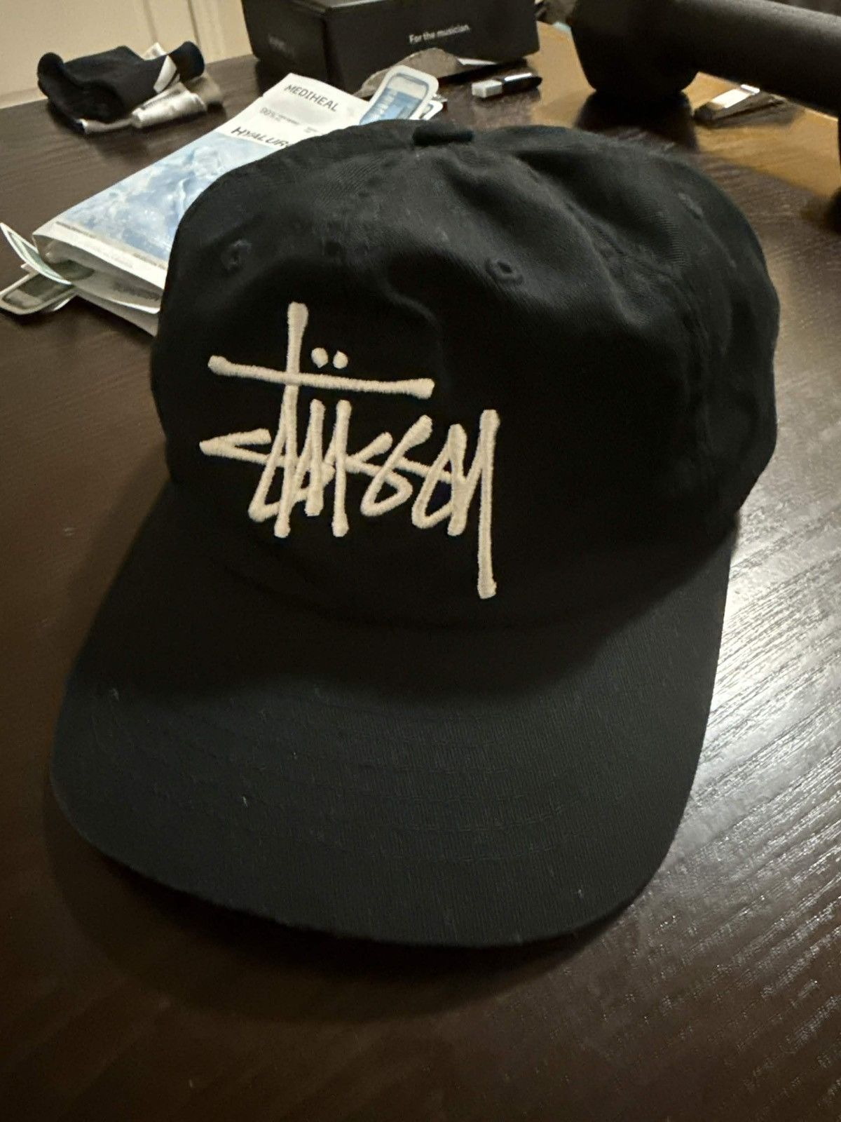 Stussy Black stussy logo cap Size ONE SIZE - 1 Thumbnail
