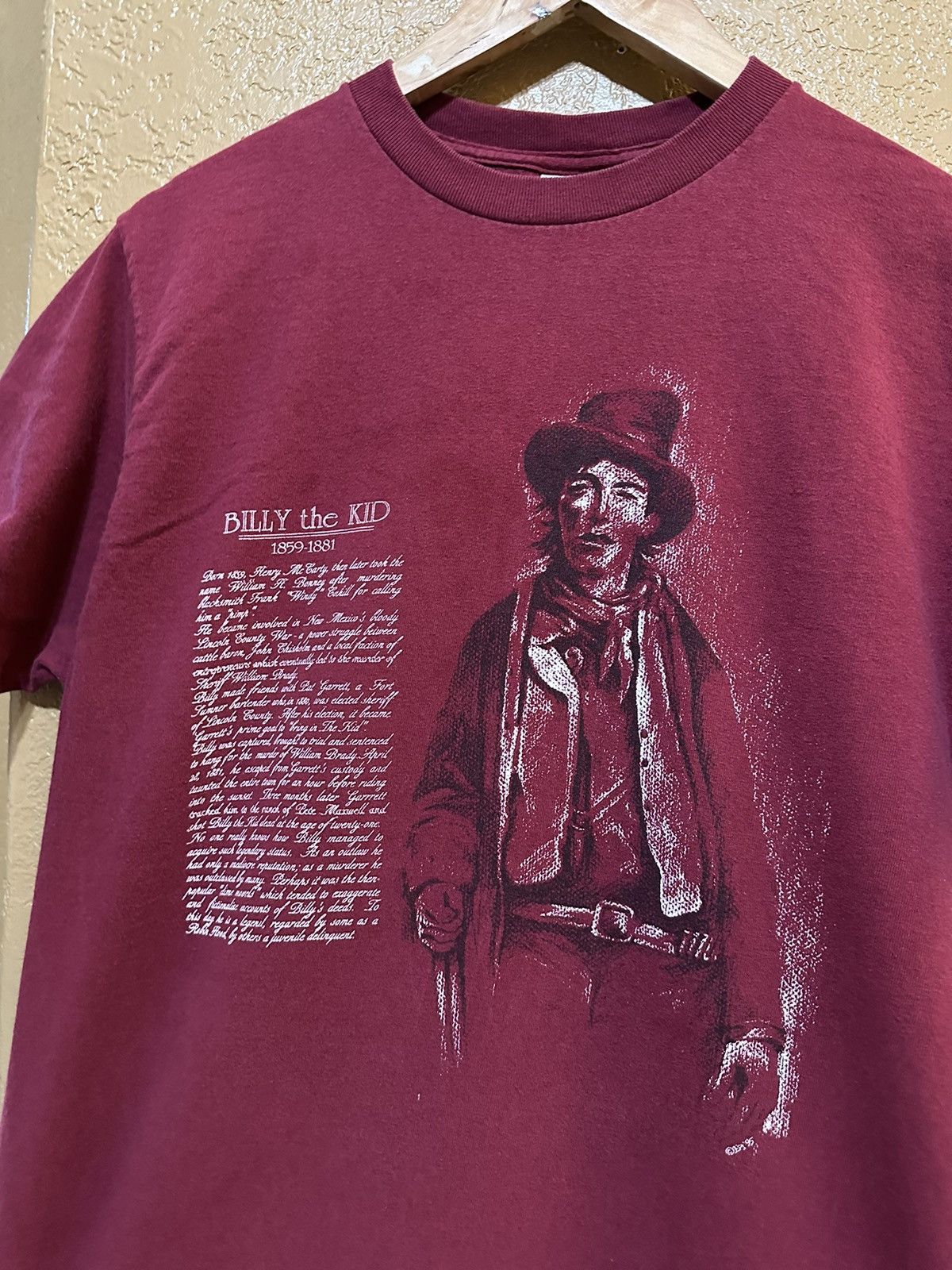 Cowboy Equipment × Vintage Vintage Billy The Kid Outlaw Western T Shirt Medium Size US M / EU 48-50 / 2 - 2 Thumbnail