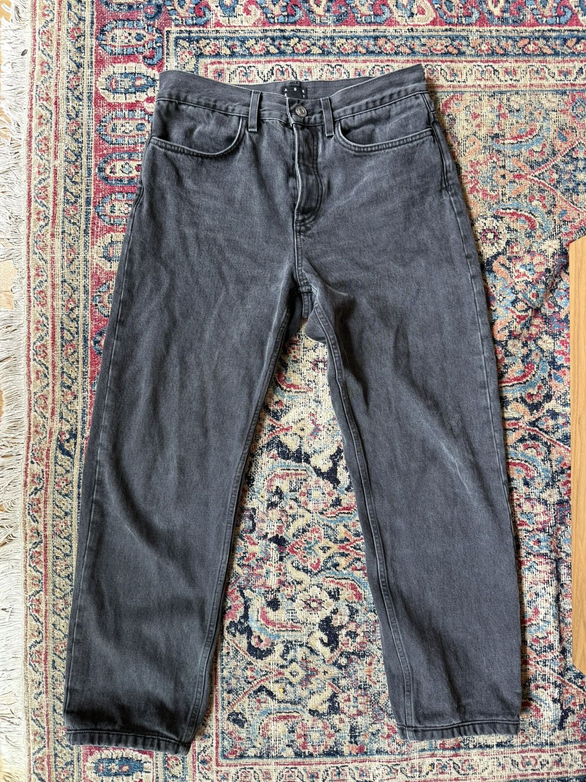 Asket Asket The Loose Jeans - Grey Wash Size US 30 / EU 46 - 1 Thumbnail