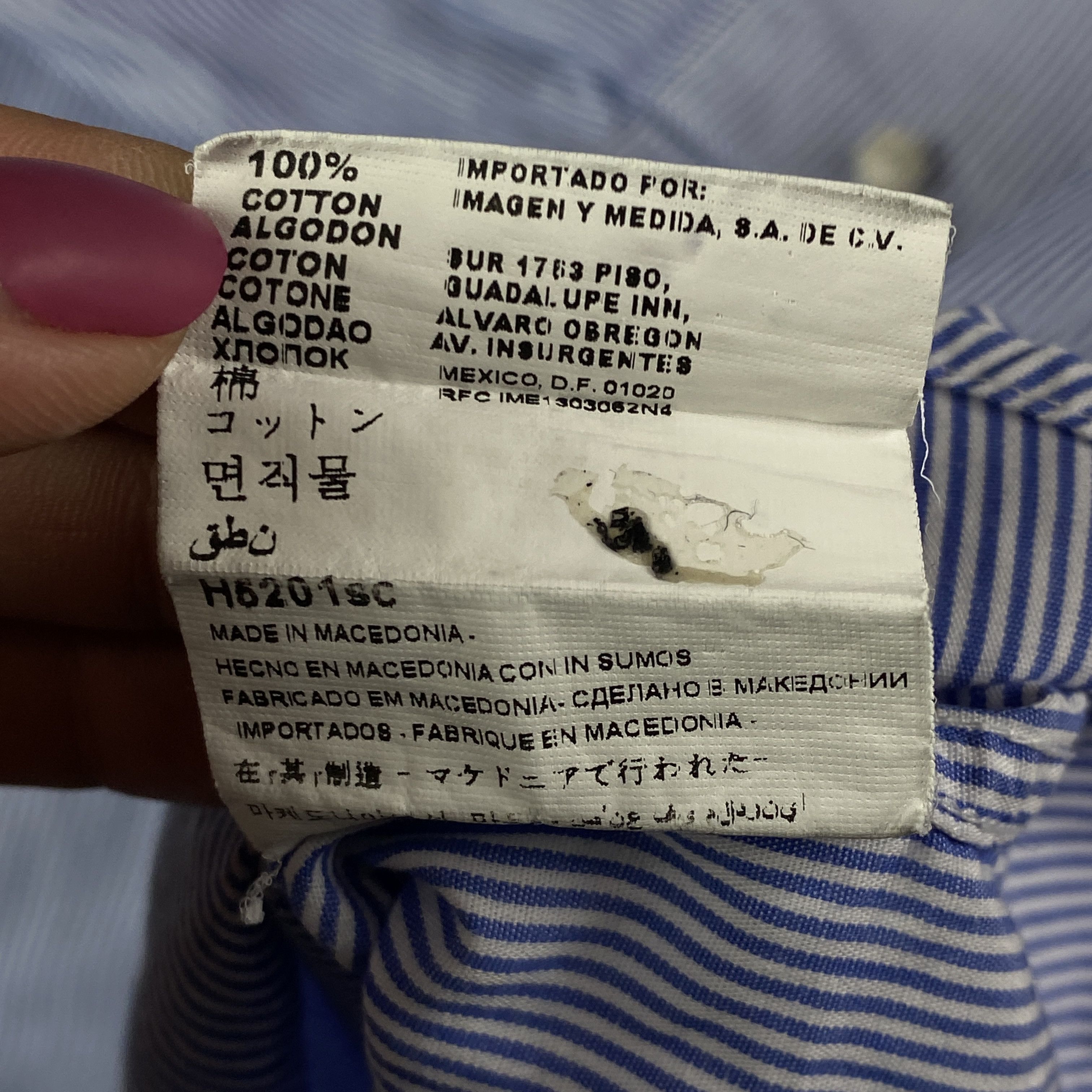 Suitsupply Mens Shirt Long Sleeve Suitsupply Size 43/17 Size US L / EU 52-54 / 3 - 8 Thumbnail