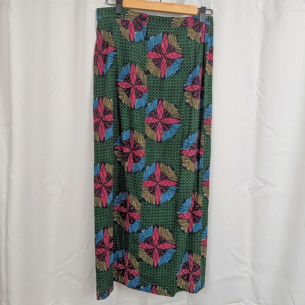 Other Vintage Swedish Pattern Maxi Skirt Size 29" - 4 Thumbnail