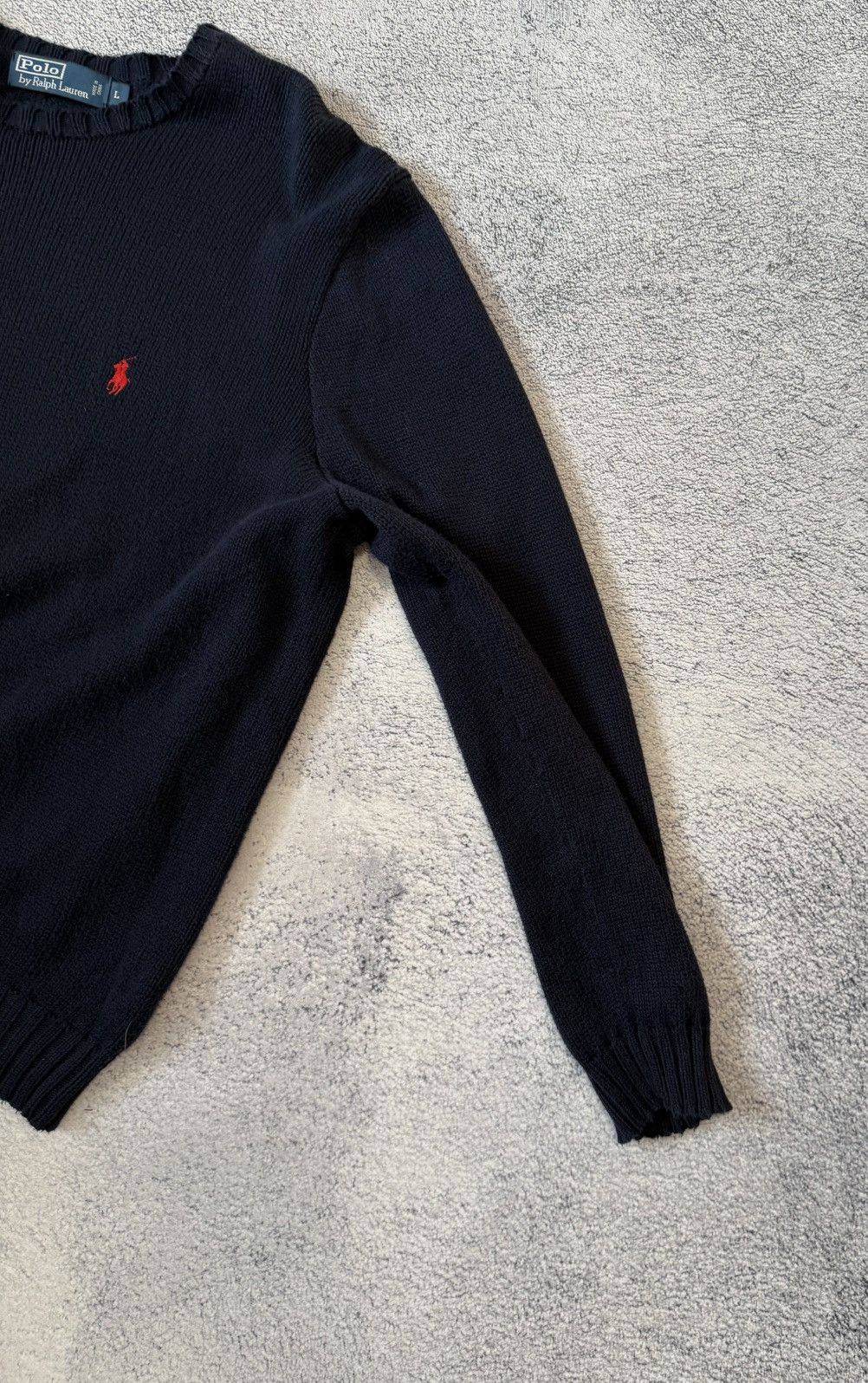 Polo Ralph Lauren Vintage Polo Ralph Lauren Sweater Navy Knit L Relaxed Size US L / EU 52-54 / 3 - 14 Thumbnail