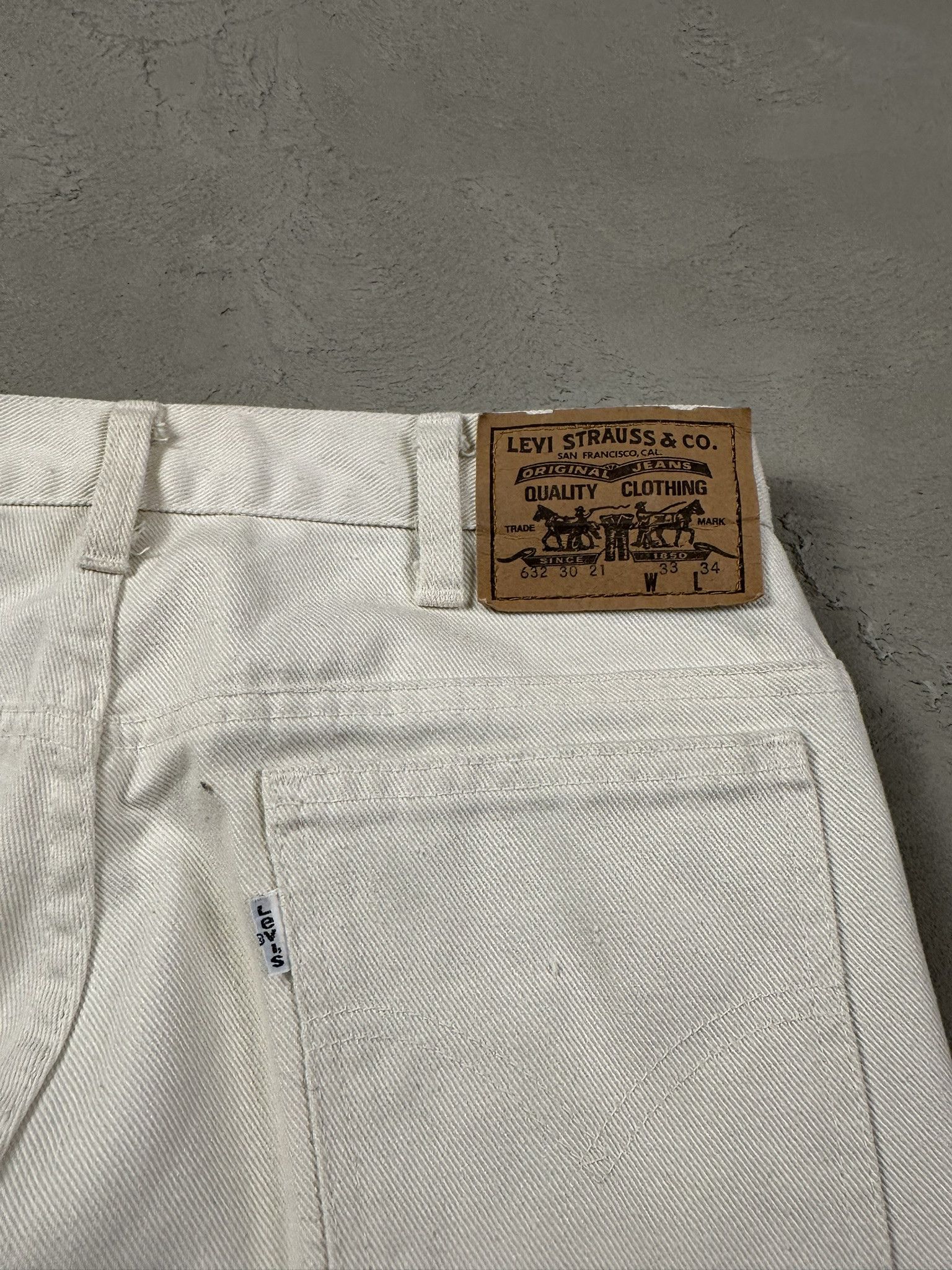 Levi's 70s Levi's Flaired Denim Jeans Pants Rare Size US 33 - 9 Thumbnail